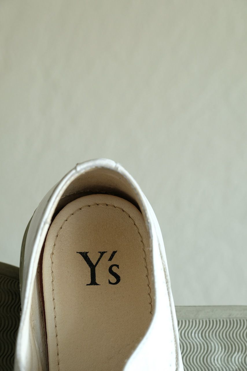 Yohji Yamamoto Y's Yohji Yamamoto White Leather Sneakers Lambskin Shoes 9 Size US 9 / EU 42 - 11 Thumbnail