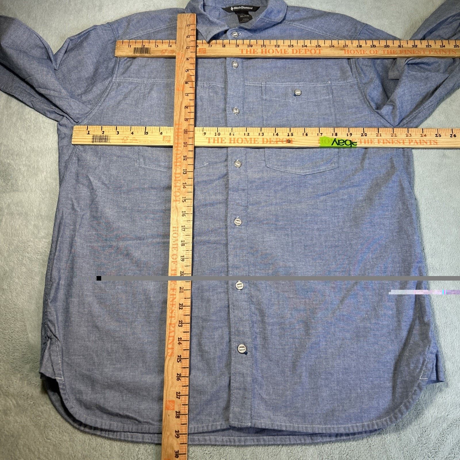 Black Diamond Black Diamond Durable Button Up Shirt Mens XL Golf Business Size US XL / EU 56 / 4 - 8 Thumbnail