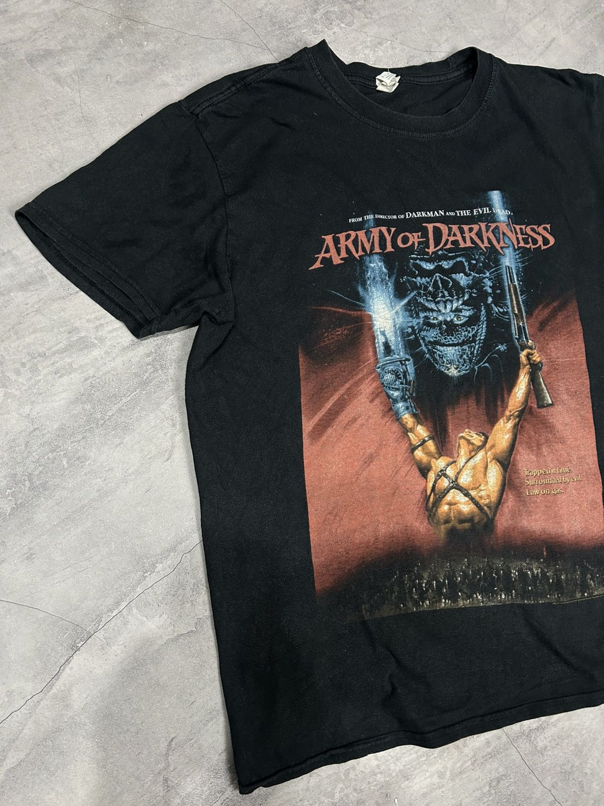 Japanese Brand Vintage Army of Darkness Evil Dead Sam Raimi Movie T Shirt Size US M / EU 48-50 / 2 - 3 Thumbnail