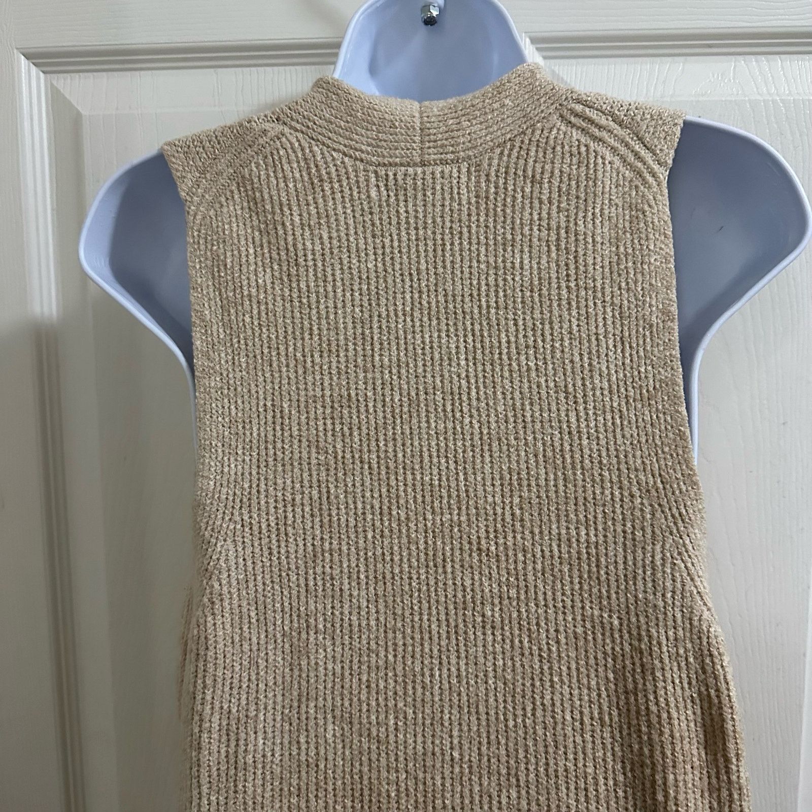 Other London Kaye Long Sleeveless Sweater Vest Women’s XS Tan boho Size XS / US 0-2 / IT 36-38 - 5 Thumbnail
