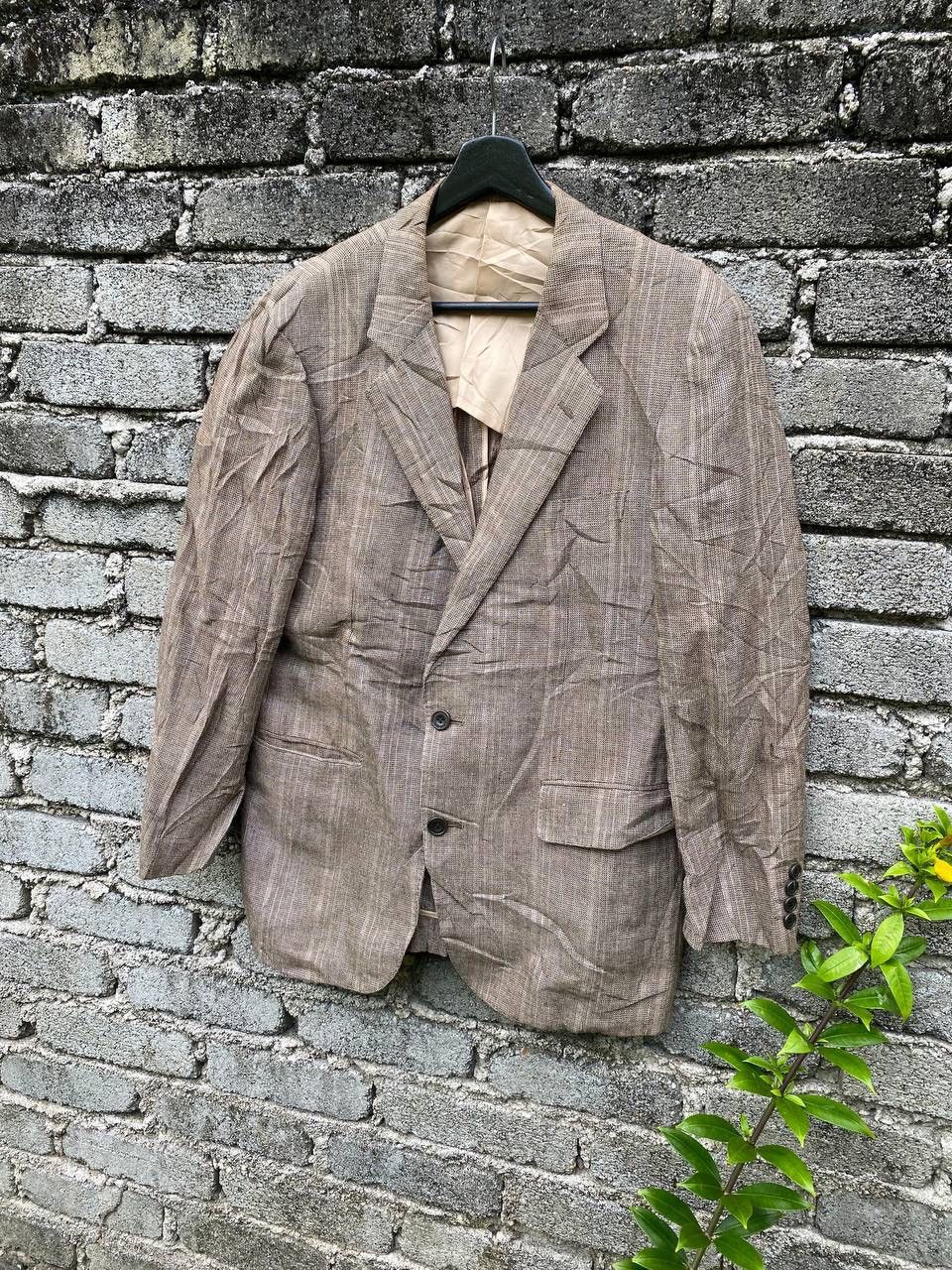 Alexander Julian Vintage 80s Alexander Julian Plaid Blazer Size US M / EU 48-50 / 2 - 2 Thumbnail
