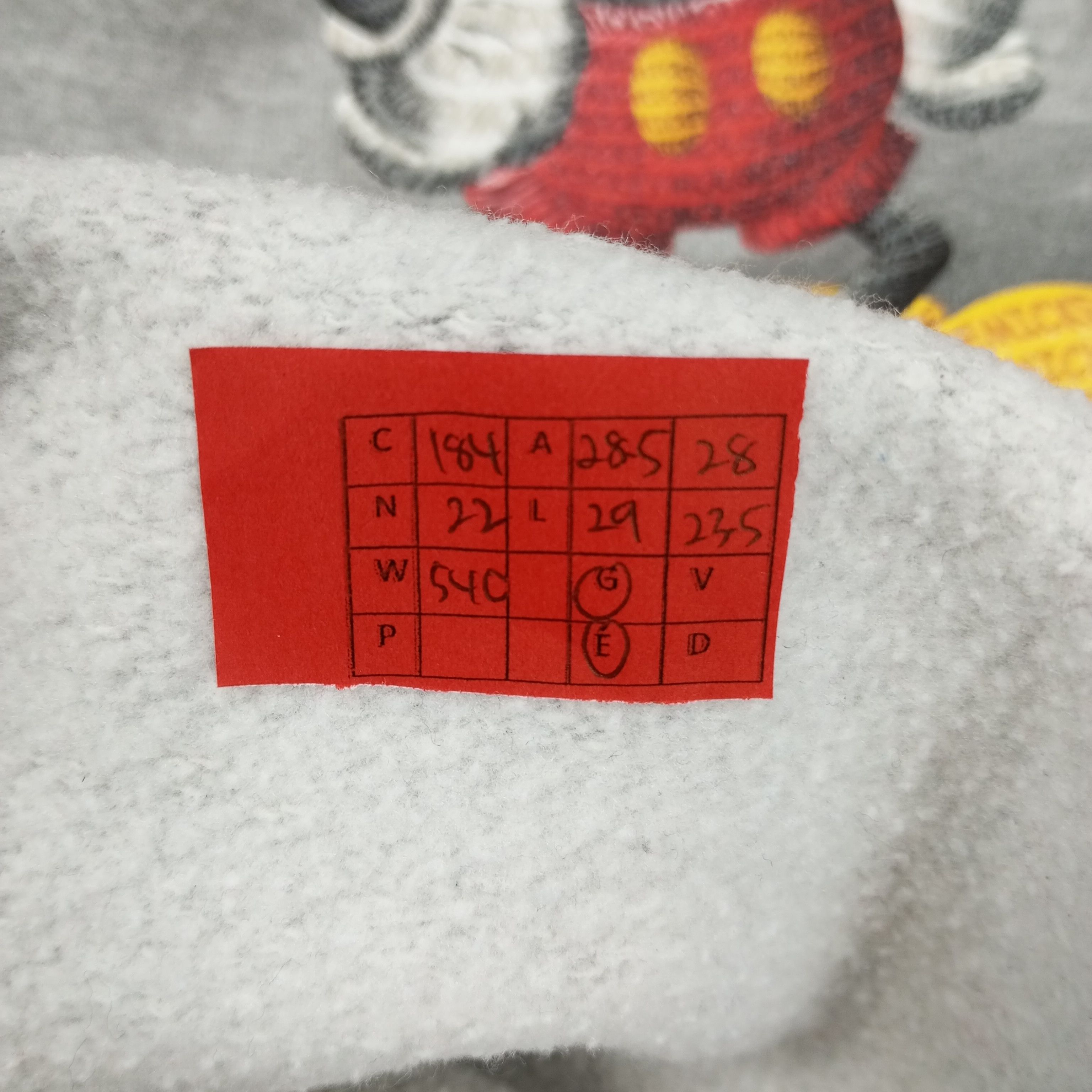 Disney × Mickey Mouse × Vintage Disney Mickey Mouse Cartoon Character Sweatshirt Size US XXL / EU 58 / 5 - 10 Thumbnail