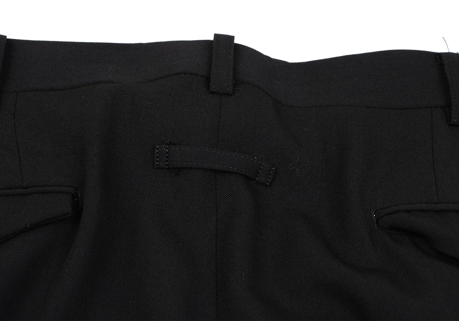 Jean Paul Gaultier Wool Rayon Double Pleat Pants in Black Size 79 Size US 36 / EU 52 - 13 Thumbnail
