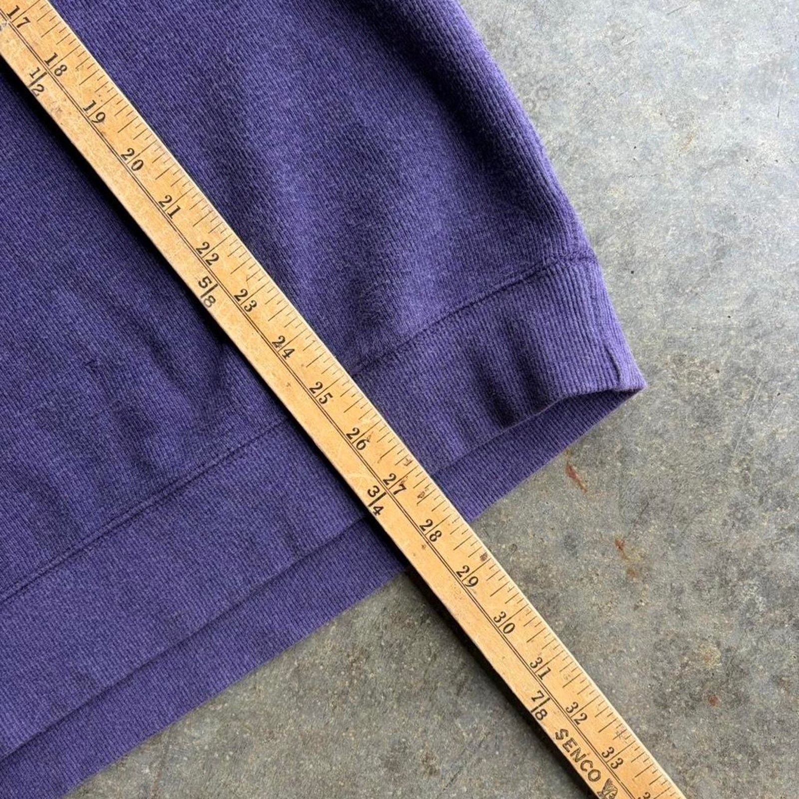 Polo Ralph Lauren 2000s minimalist purple quarter zip Size US XXL / EU 58 / 5 - 5 Thumbnail