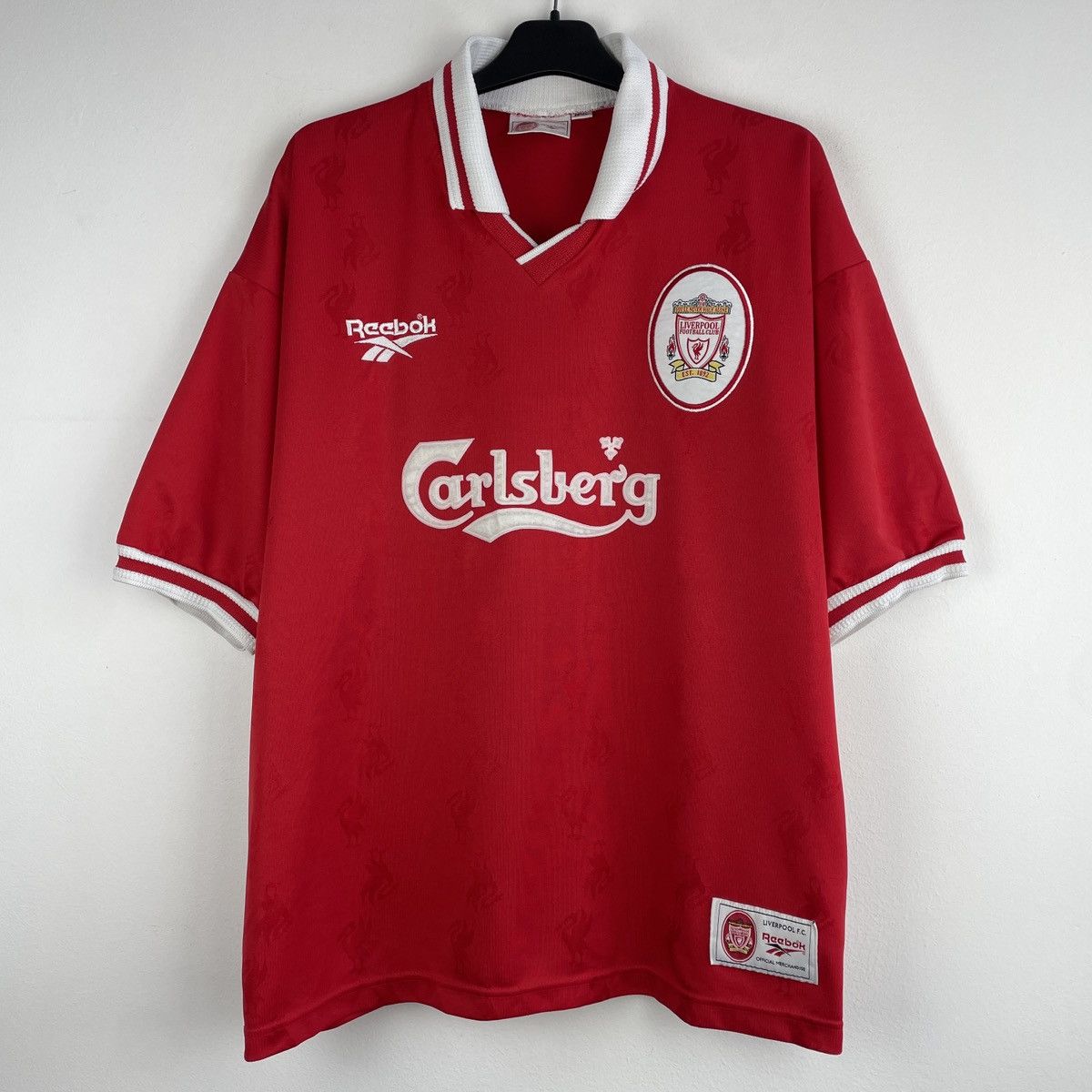 Reebok Vintage Liverpool 1996/1998 Reebok Home Jersey Shirt 46/48 Size US XL / EU 56 / 4 - 1 Thumbnail