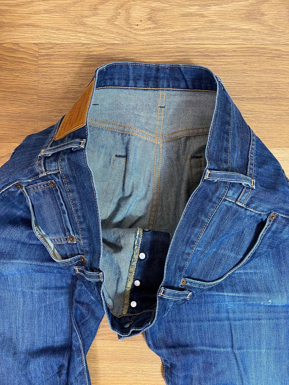 Levi's × Vintage Vintage 90s Levis 501 Orange Tab Jeans Size US 35 - 17 Thumbnail