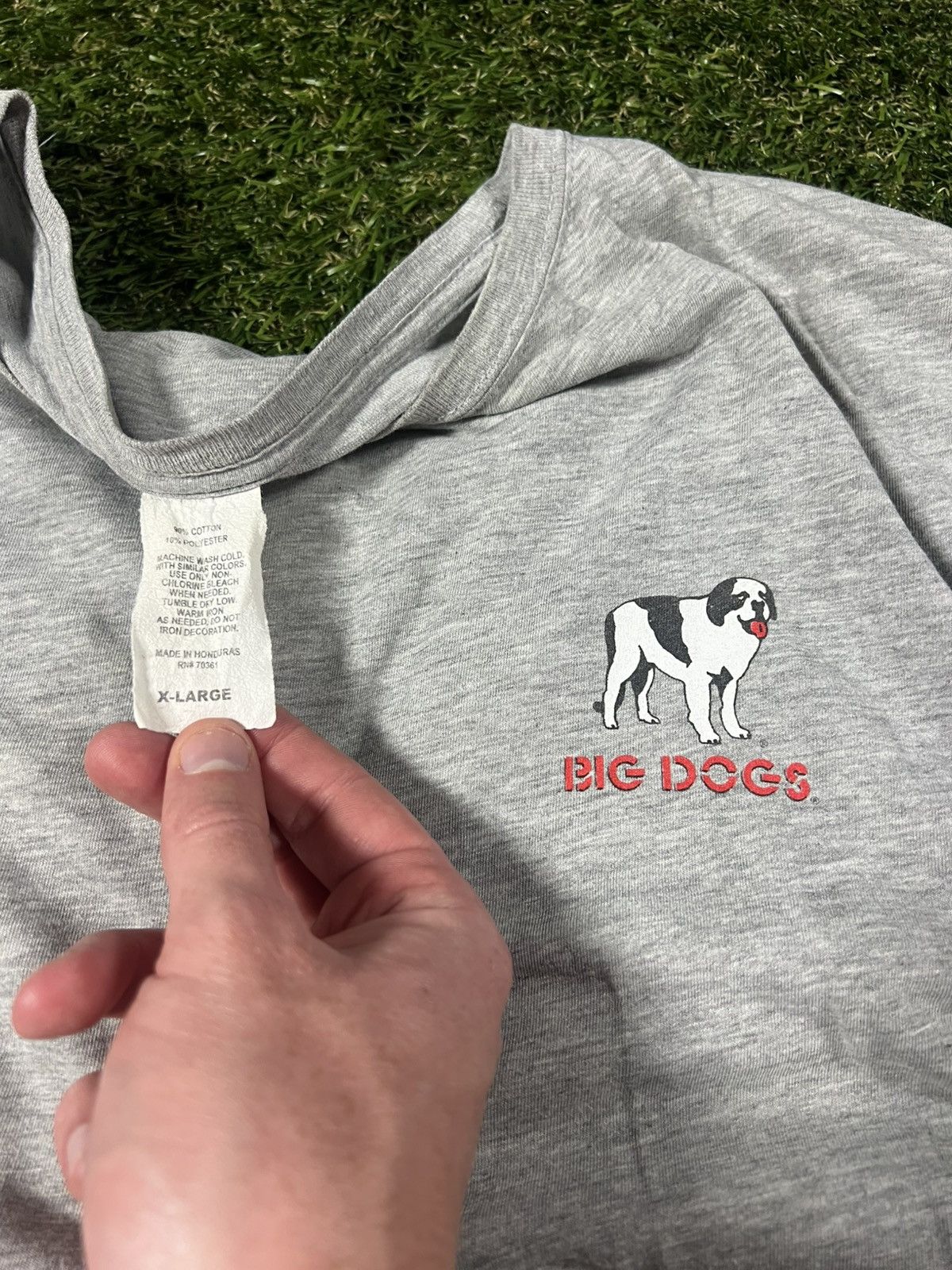 Big Dogs Vintage Y2k Big Dogs Funny Exercise Gym Humor Graphic Tee Size US XL / EU 56 / 4 - 3 Thumbnail