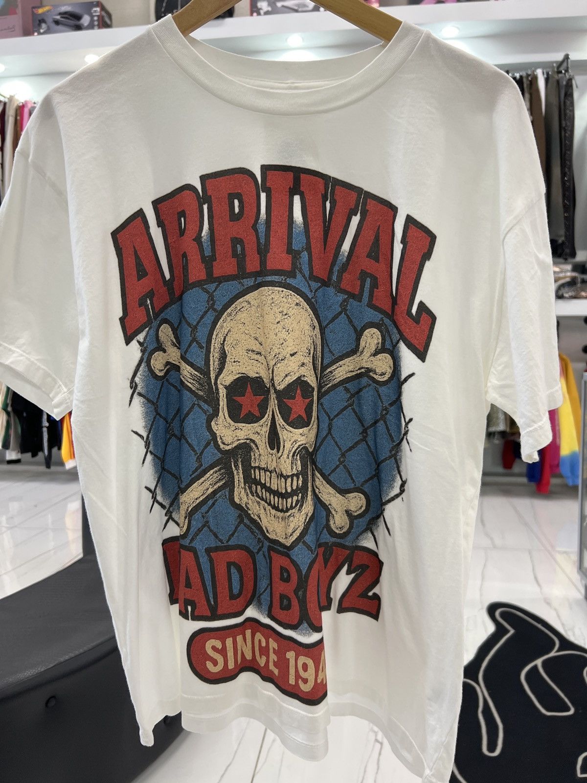 Arrival Worldwide Bad Boyz White Tee Size US S / EU 44-46 / 1 - 2 Thumbnail