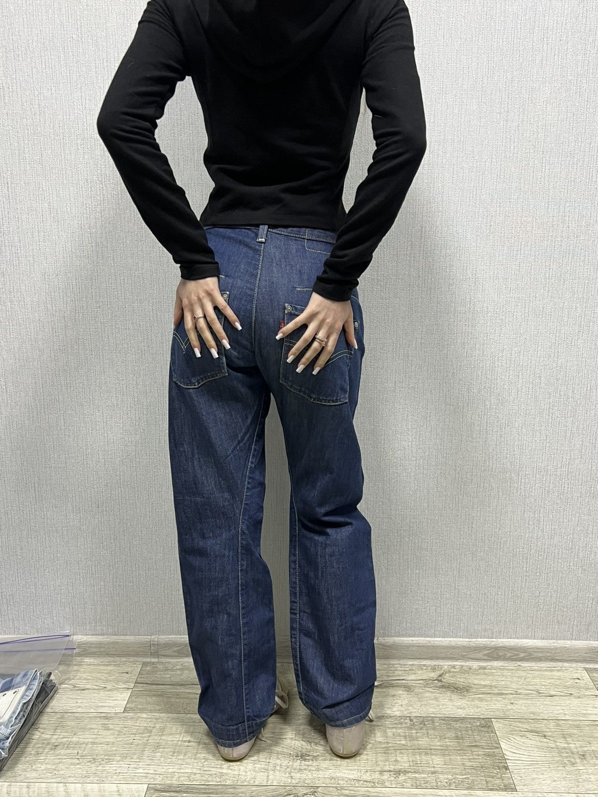 Levi's Crazy Vintage Levis Engineered Japan Jeans Hysteric Glamour Size 22" - 4 Thumbnail