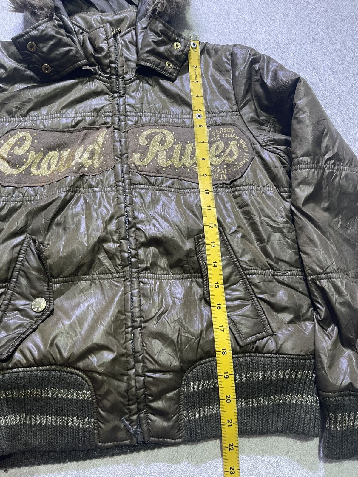Japanese Brand Y2K SKY BOMBER JACKET with furry hat motif Size US M / EU 48-50 / 2 - 8 Thumbnail