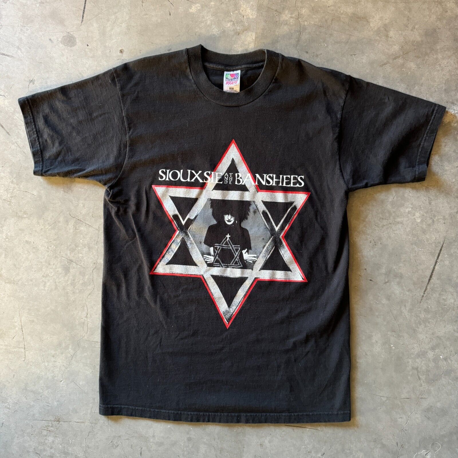 Fruit Of The Loom Vintage 90s Siouxsie and Banshees Israel Star David T- Shirt | Grailed Fruit Of The Loom Vintage 90s Siouxsie and Banshees Israel Star David T- Shirt | Grailed