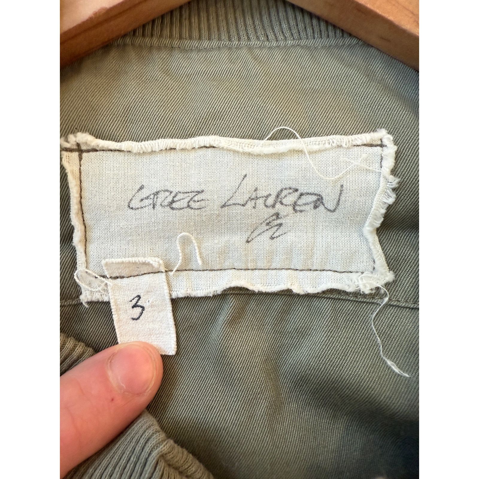 Greg Lauren Greg Lauren Army Antique Hemp Flight Jacket Size US L / EU 52-54 / 3 - 3 Thumbnail