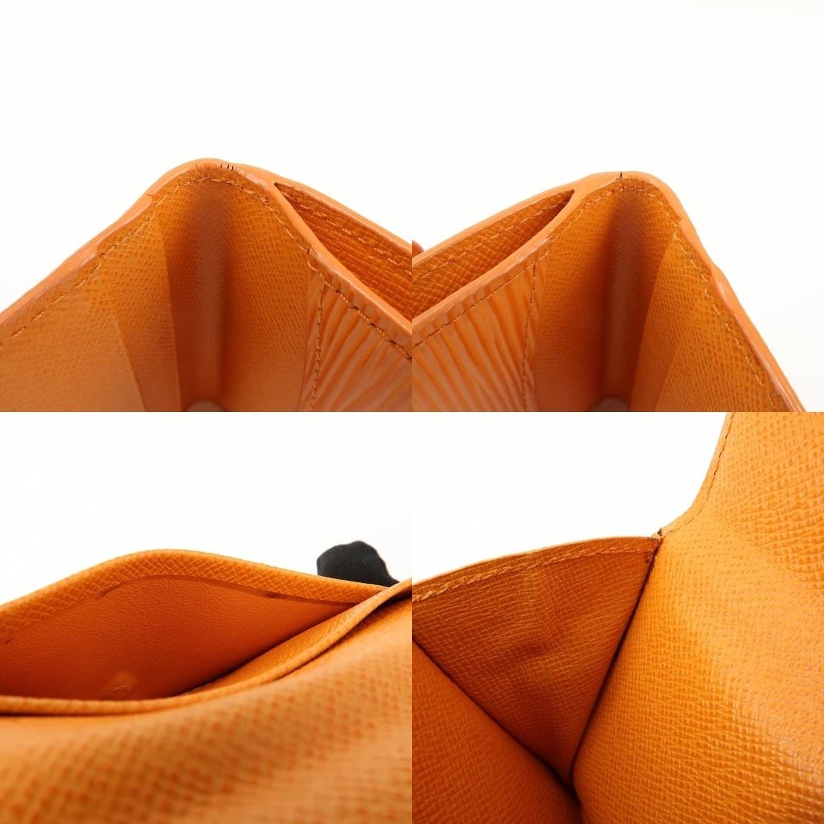Louis Vuitton Louis Vuitton Epi Ludlow Wallet Leather Orange Size ONE SIZE - 6 Thumbnail