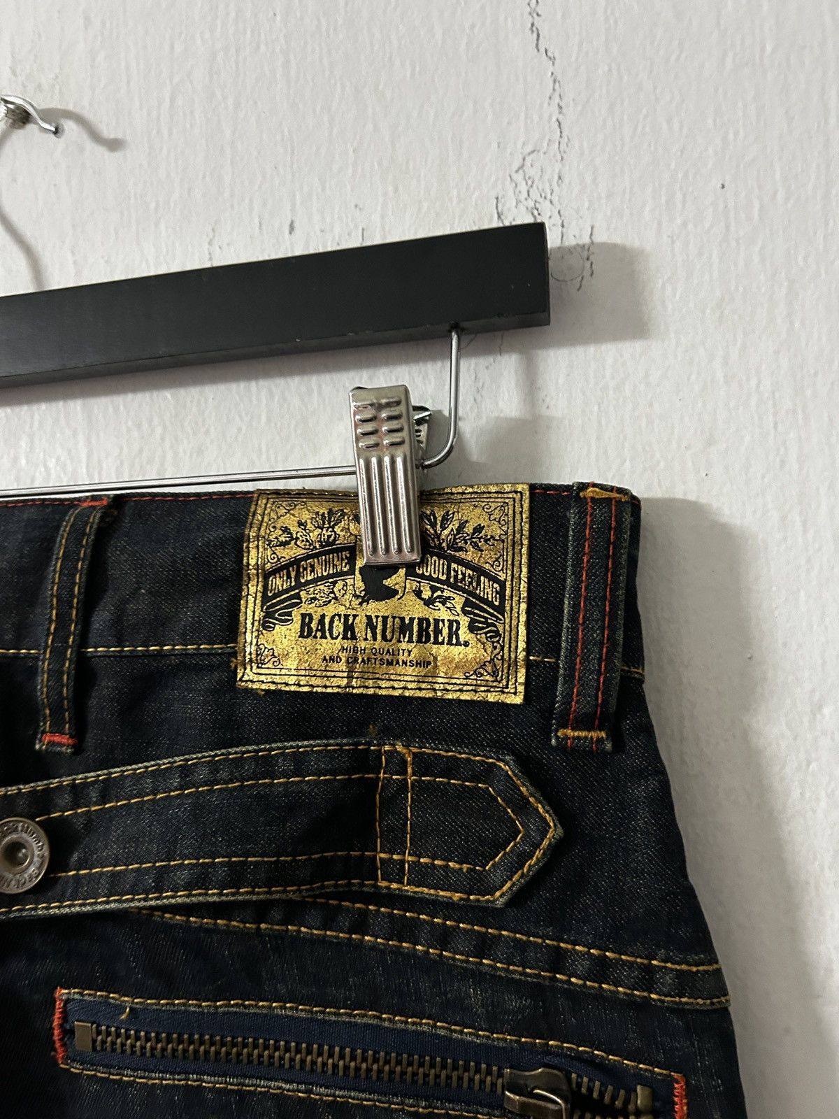 If Six Was Nine 2000’s Japan Back Number Black Jeans punk style Size US 32 / EU 48 - 11 Thumbnail