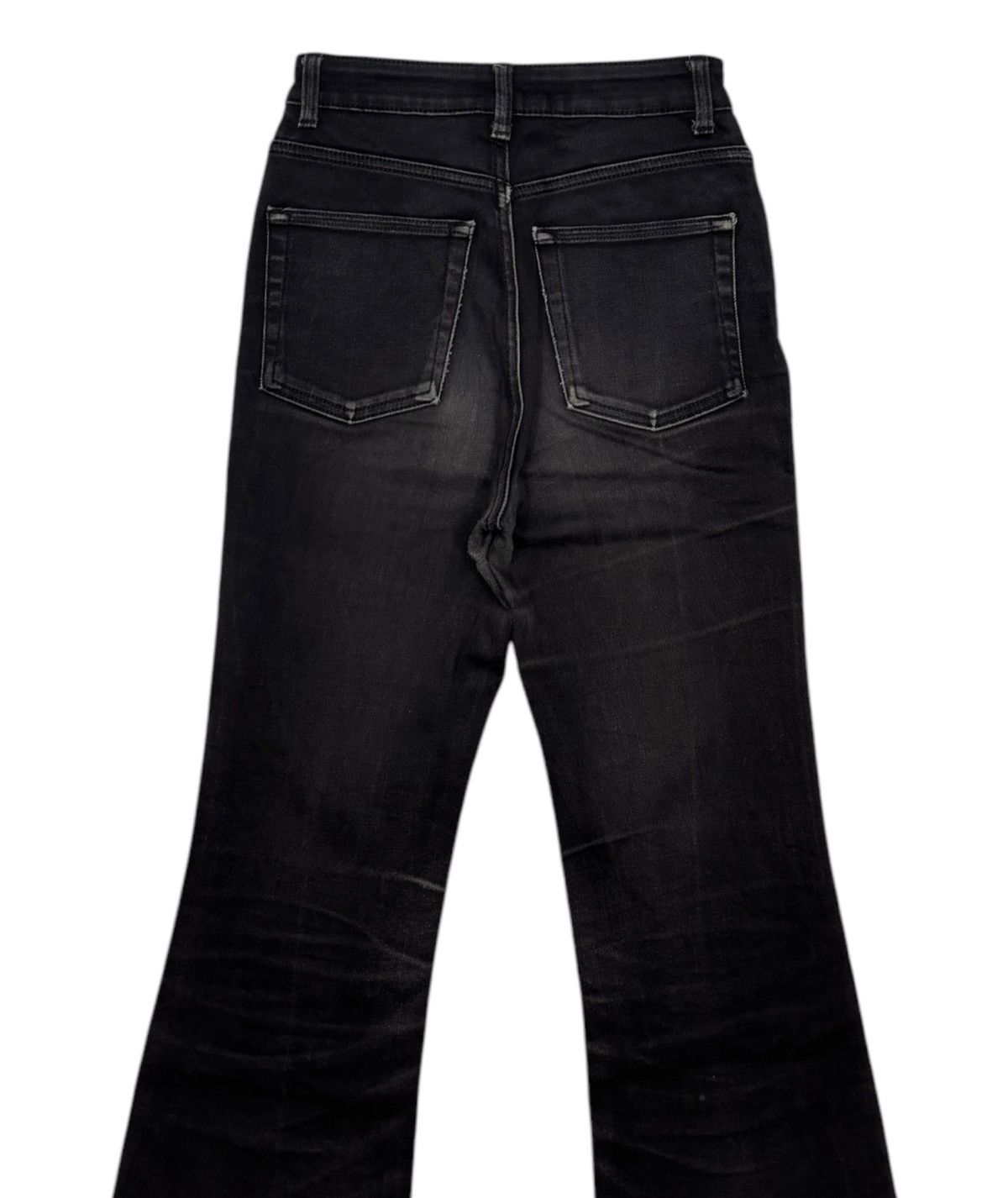 GU 🔥Vintage GU Black Flared Bootcut Denim Jeans Size 25" / US 0 / IT 36 - 4 Thumbnail
