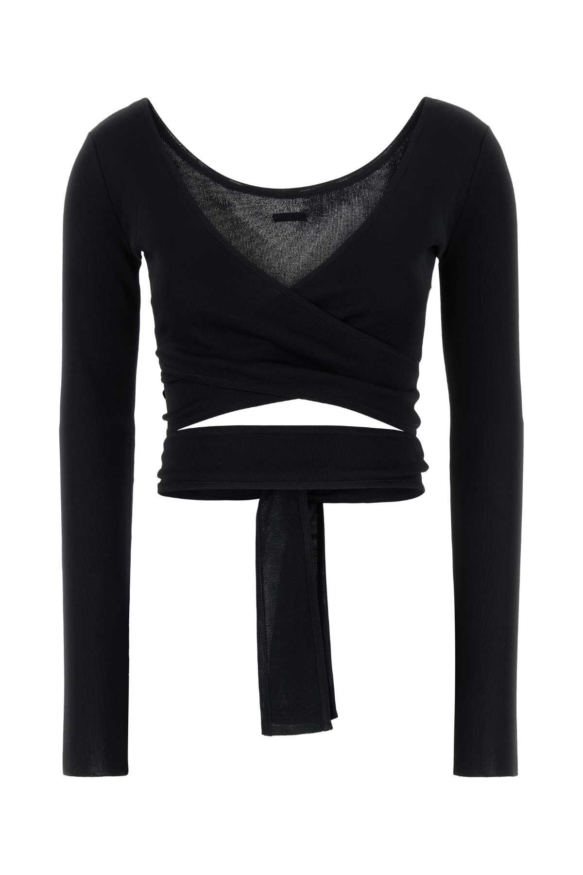 Salvatore Ferragamo Black Viscose Cardigan Size XS / US 0-2 / IT 36-38 - 1 Thumbnail