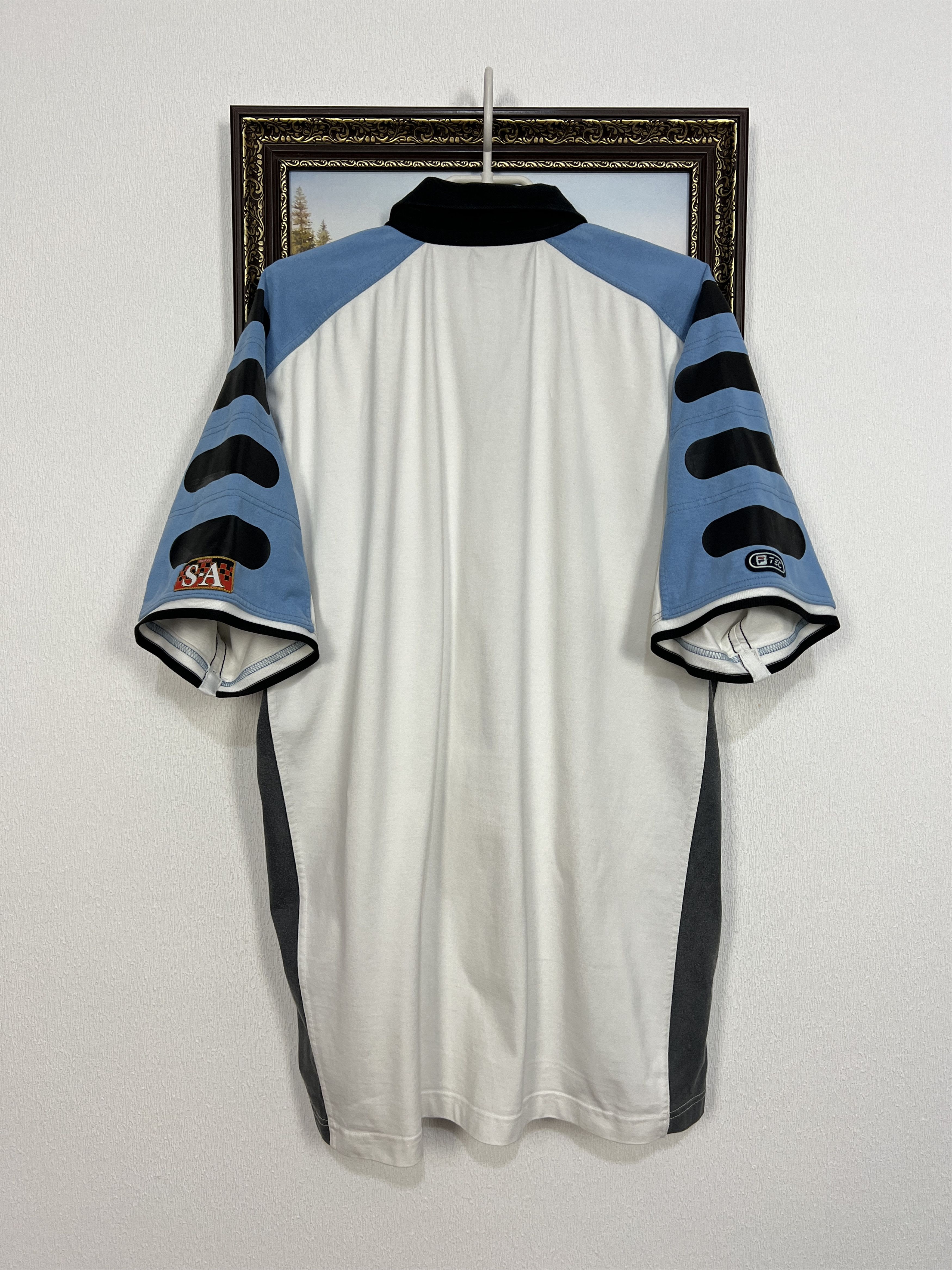 Fila Vintage 2000 Cardiff Blues Rugby Union Jersey Shirt Trikot Size US XXL / EU 58 / 5 - 7 Thumbnail