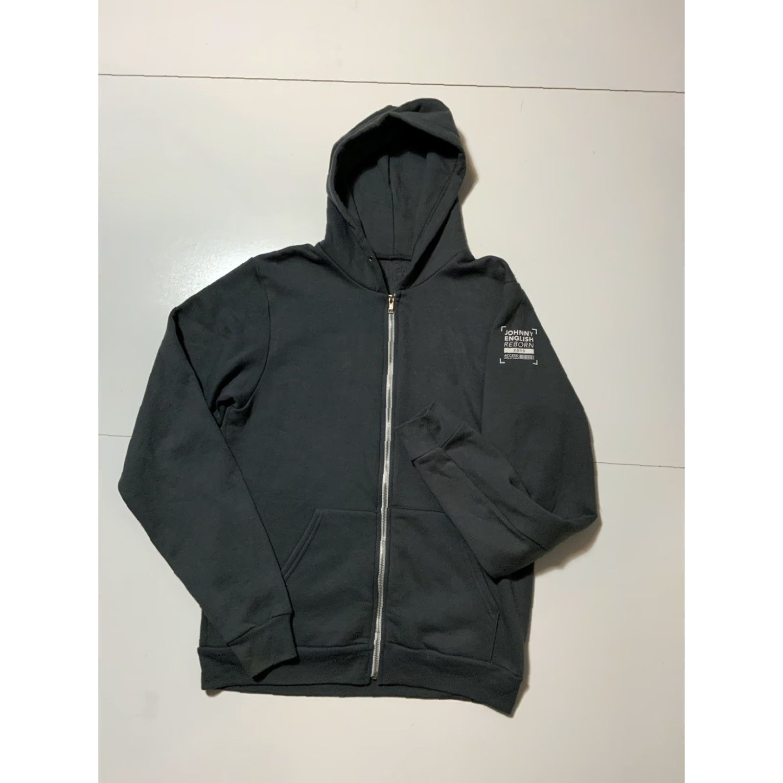 American Apparel American Apparel Johnny English Reborn 2010 Cast Crew Spying On You Full Zip Hoodie M Gray Mens Size US M / EU 48-50 / 2 - 2 Thumbnail