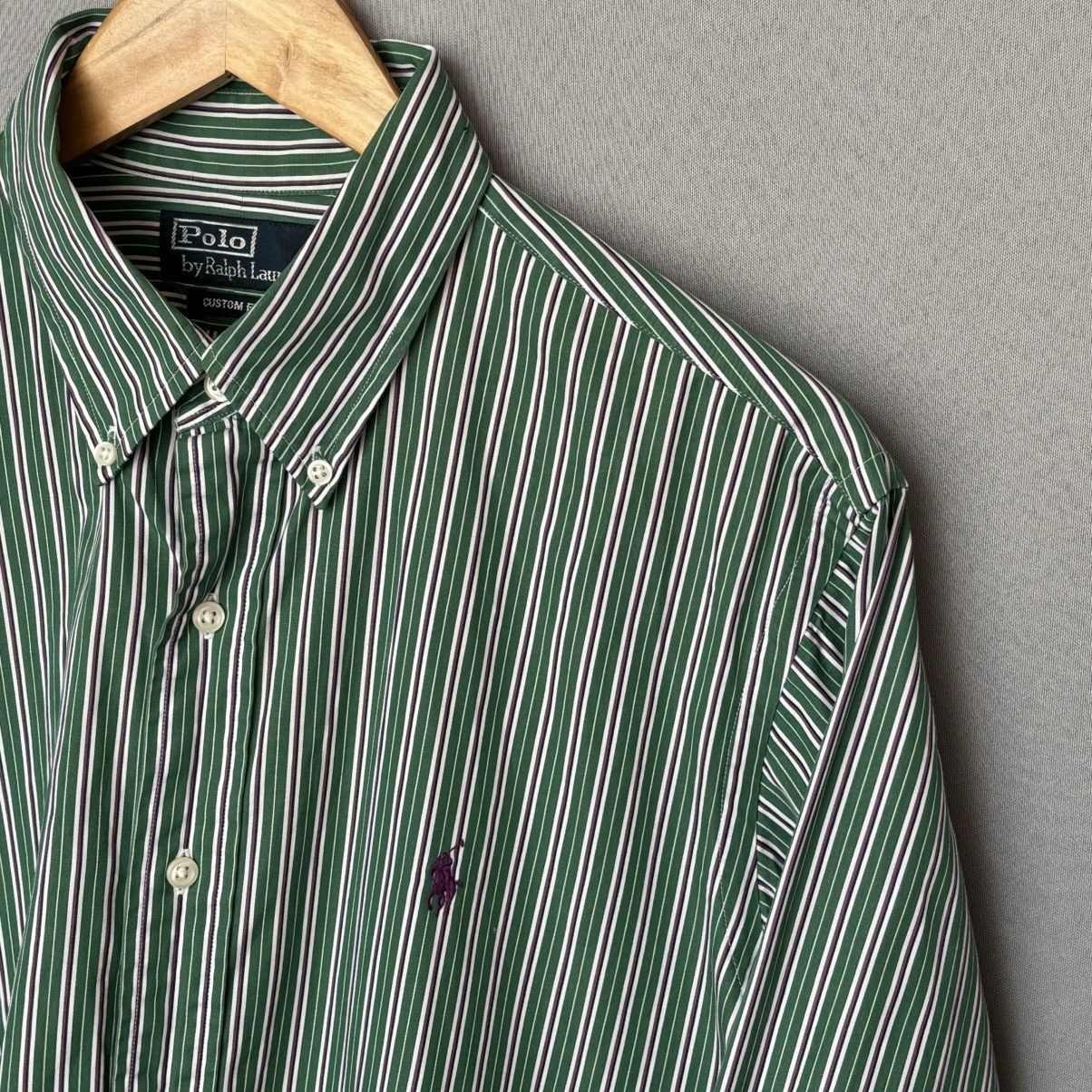 Polo Ralph Lauren Polo Ralph Lauren custom fit shirt large vintage rare Size US L / EU 52-54 / 3 - 7 Thumbnail
