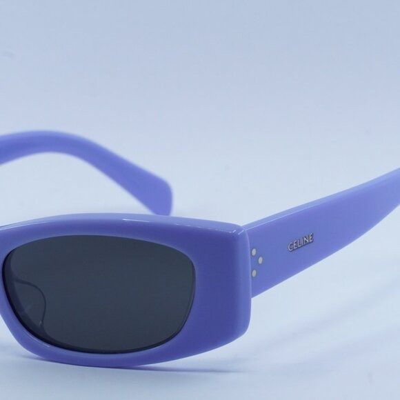 Celine NEW CELINE CL40245U 78A SHINY LILAC / GREY SUNGLASSES Size ONE SIZE - 4 Thumbnail