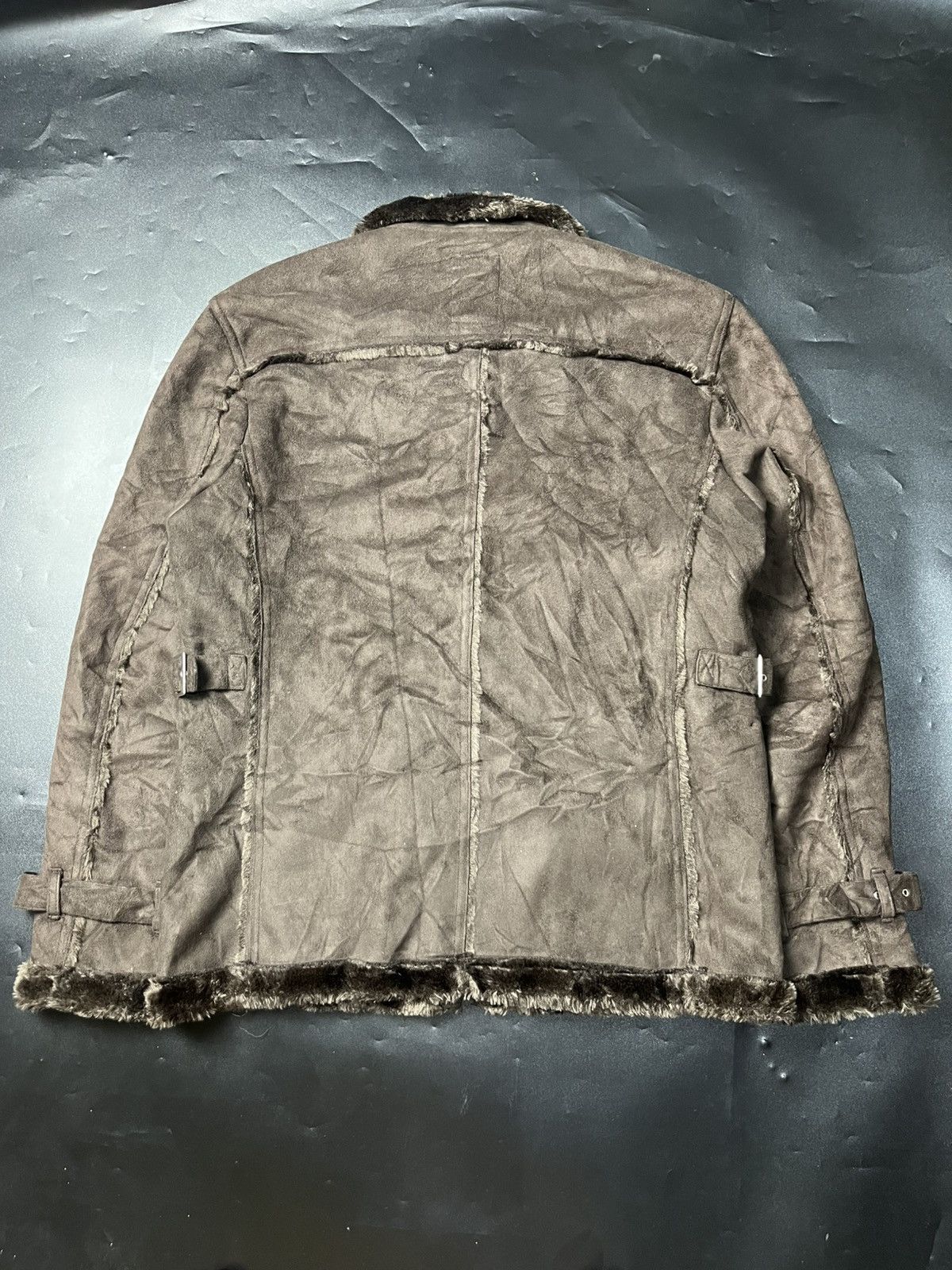 If Six Was Nine × Japanese Brand Japanese Louis Chavlon Crazy Suede Fur jacket Size US M / EU 48-50 / 2 - 4 Thumbnail