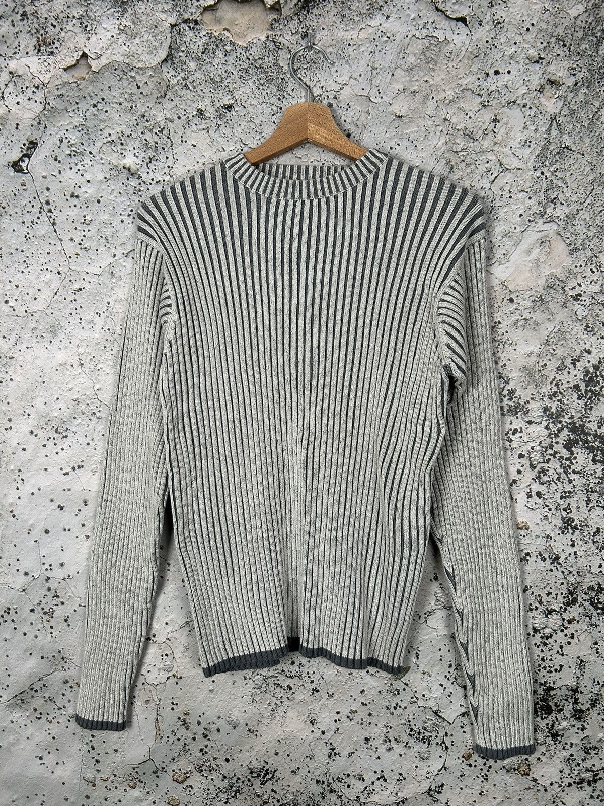 Vintage Vintage Y2K 00s Stripped Longsleeve Alternative Punk Rock Size US M / EU 48-50 / 2 - 1 Thumbnail
