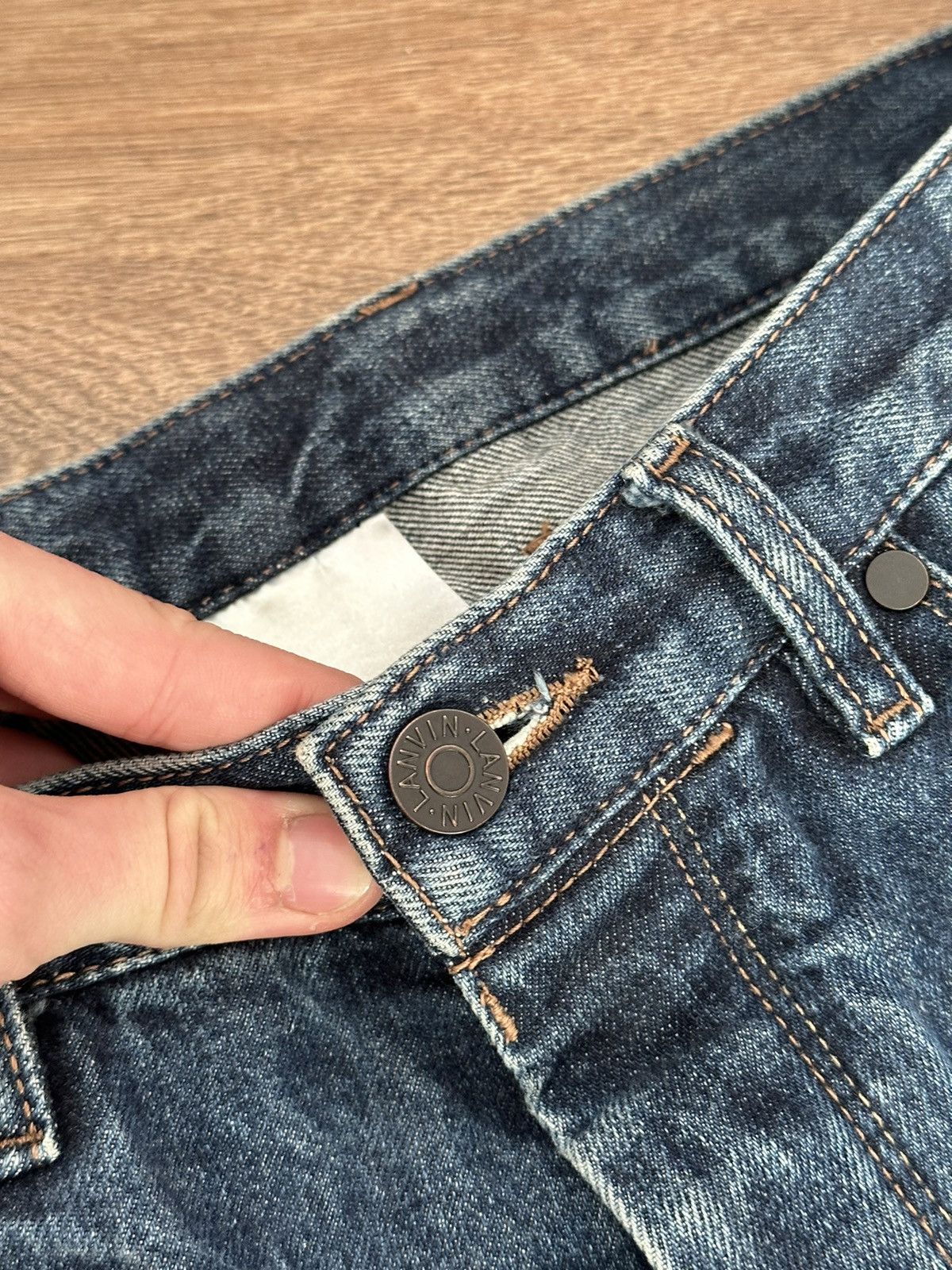Lanvin 🔥VINTAGE LANVIN DENIM JEANS🔥 Size US 32 / EU 48 - 13 Thumbnail