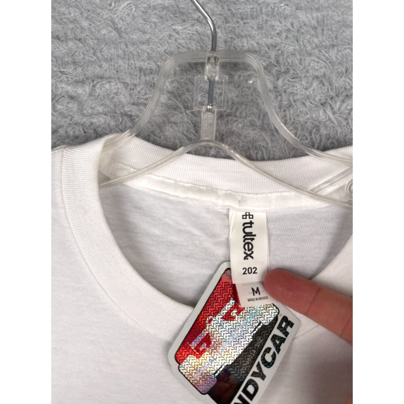 Vintage Indycar Shirt Adult Medium White Patos Home Fiesta Pato O'Ward Short Sleeve Legends Global Merchandise T-Shirt Men Cars Racing 2020s Modern Logo Size US M / EU 48-50 / 2 - 7 Thumbnail