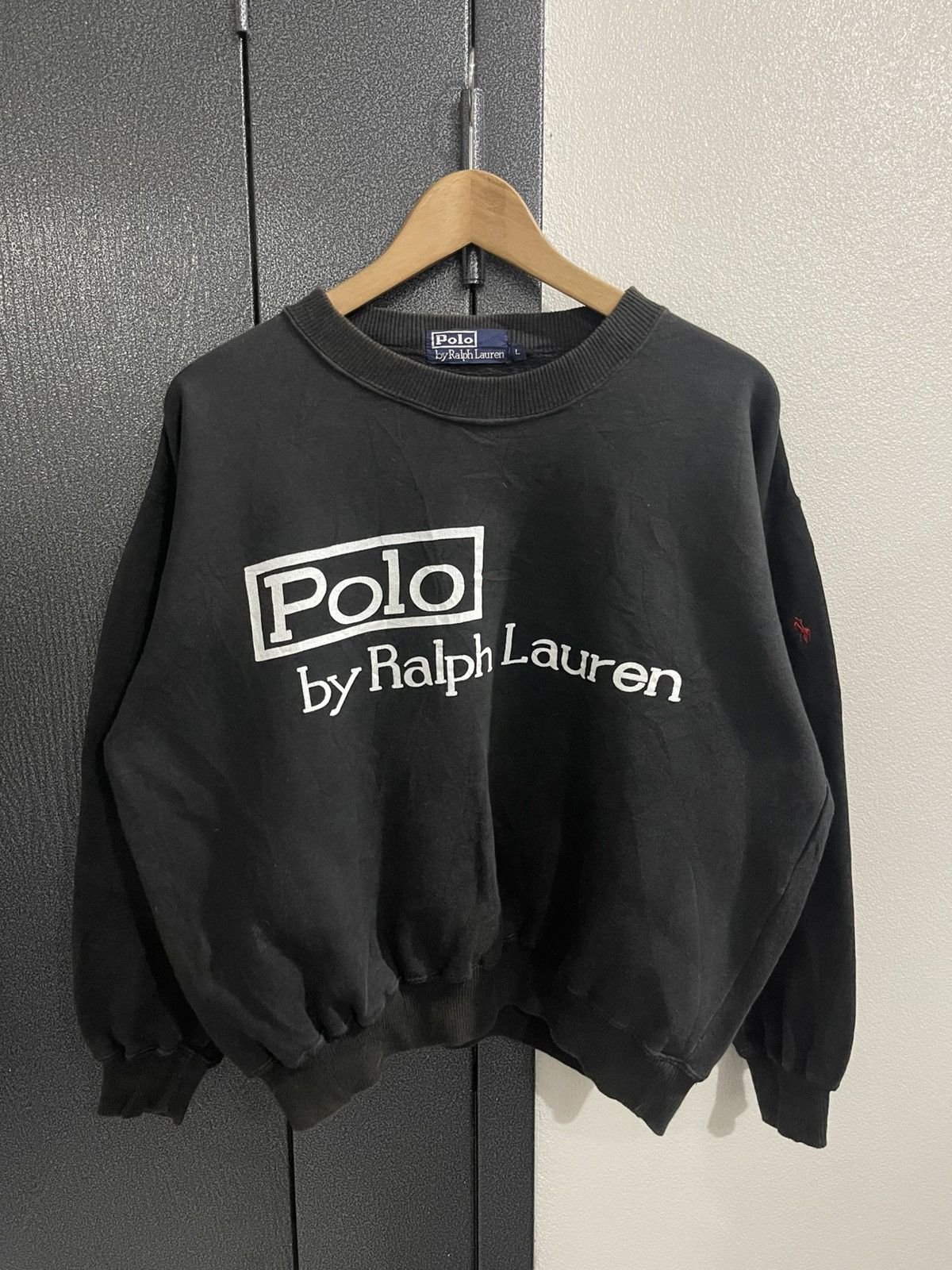 Polo Ralph Lauren Vintage Polo Ralph Lauren Big Logo Sweatshirt Size US L / EU 52-54 / 3 - 1 Thumbnail