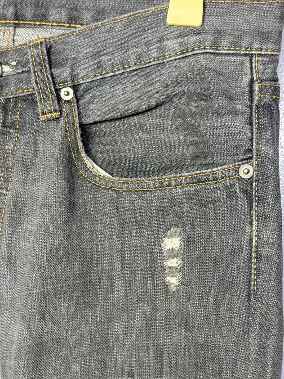Hysteric Glamour Hysteric Glamour Studded Distressed Black Pants Size US 29 - 3 Thumbnail