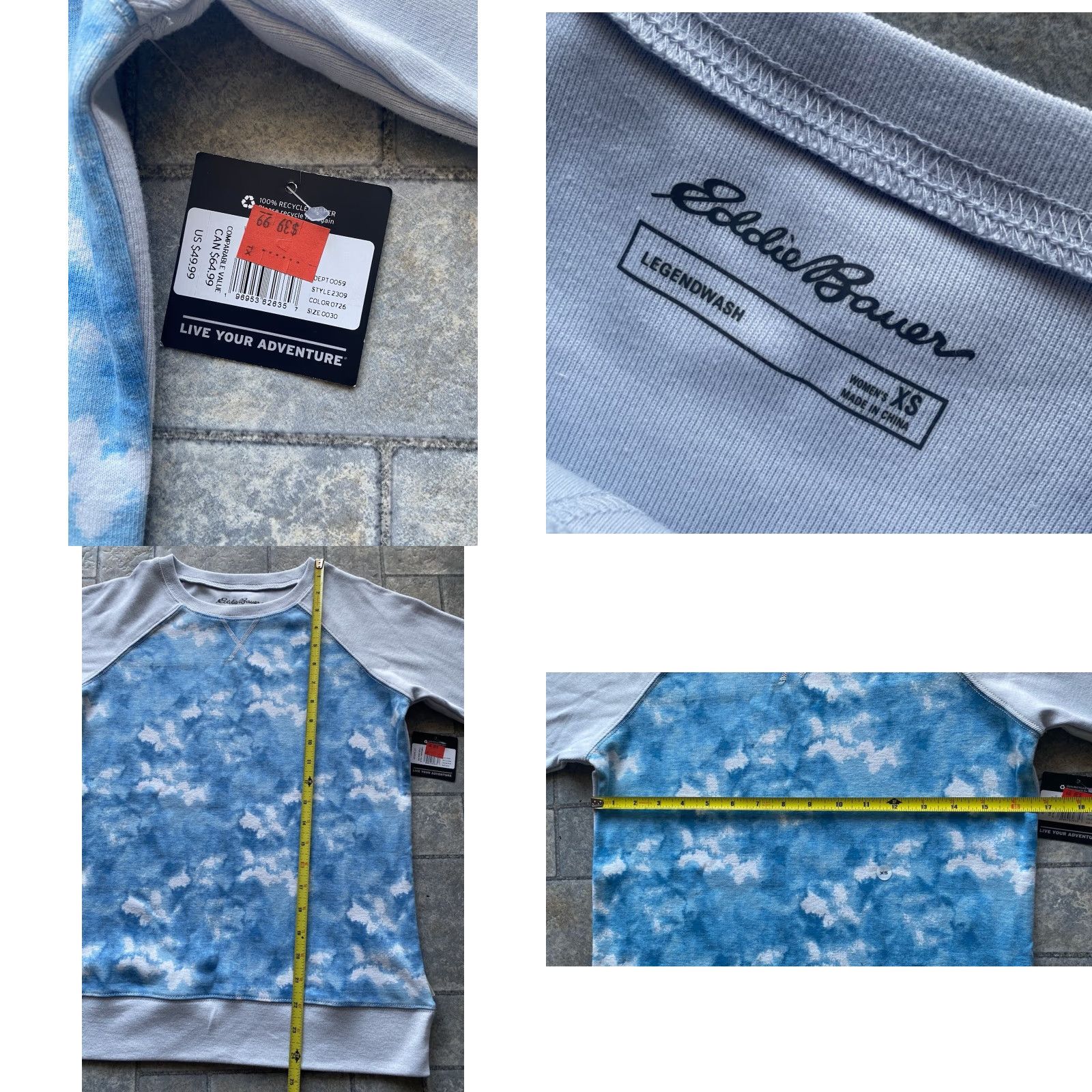 Eddie Bauer Eddie Bauer Legendwash Shirt Women XS Long Sleeve Blue Size XS / US 0-2 / IT 36-38 - 8 Thumbnail