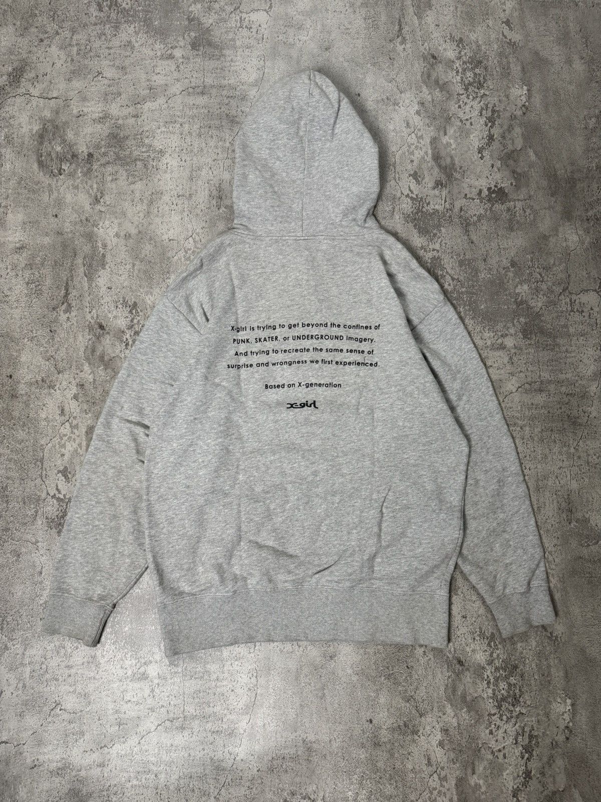 Japanese Brand X-GIRL PUNK SKATER HOODIE WITH HYSTERIC ICON SMALL LOGO Size US M / EU 48-50 / 2 - 5 Thumbnail