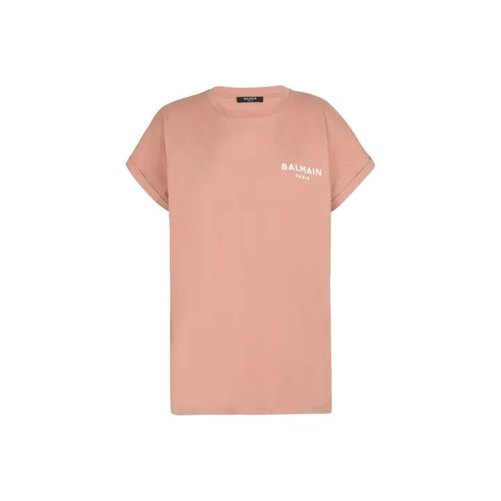 Balmain Balmain SS23 Color Block Logo Tee 0079 Size M / US 6-8 / IT 42-44 - 1 Thumbnail