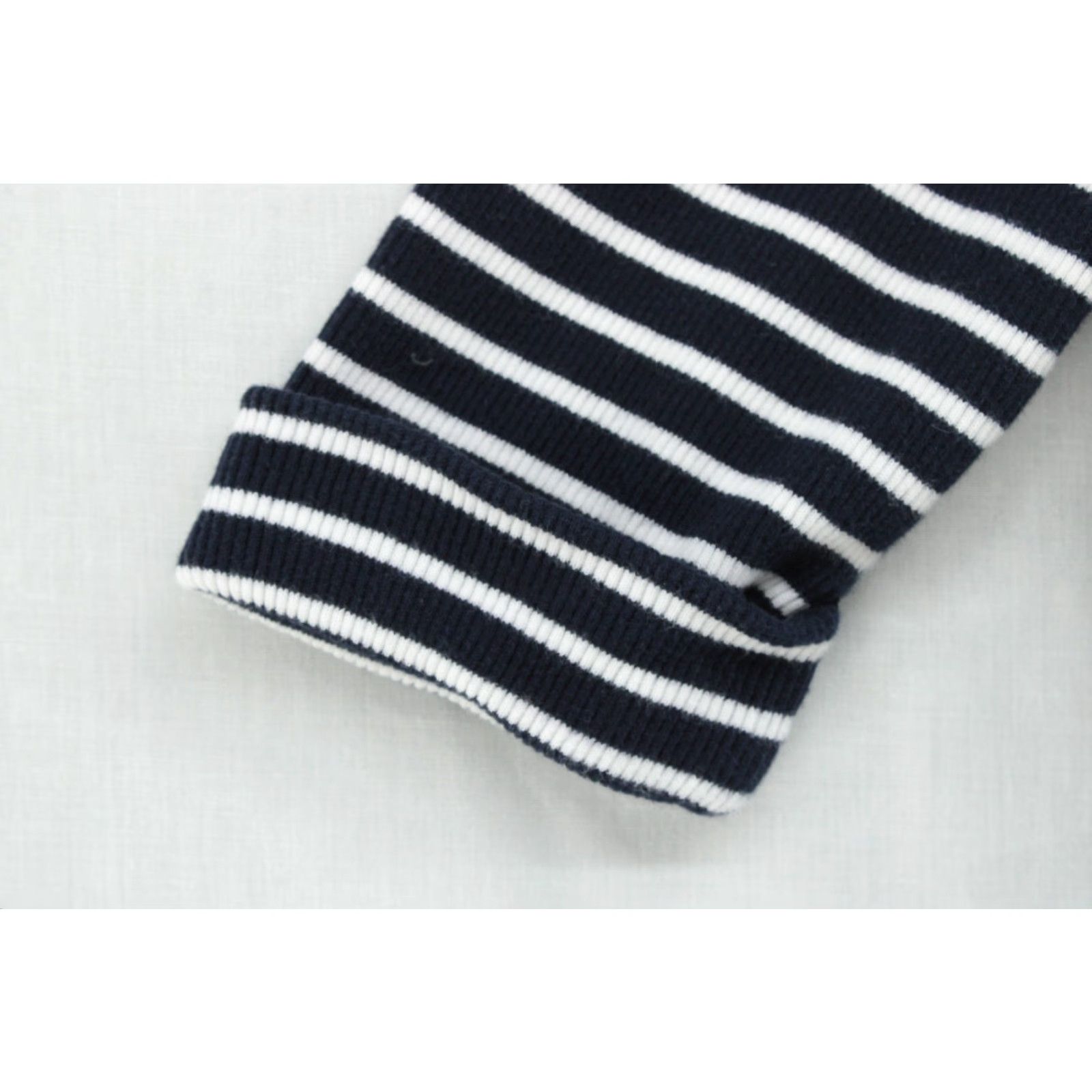 Ralph Lauren VINTAGE Lauren Ralph Lauren Shirt Women's Medium Blue White Striped Sailor Classic Nautical Preppy Mens Size M / US 6-8 / IT 42-44 - 3 Thumbnail