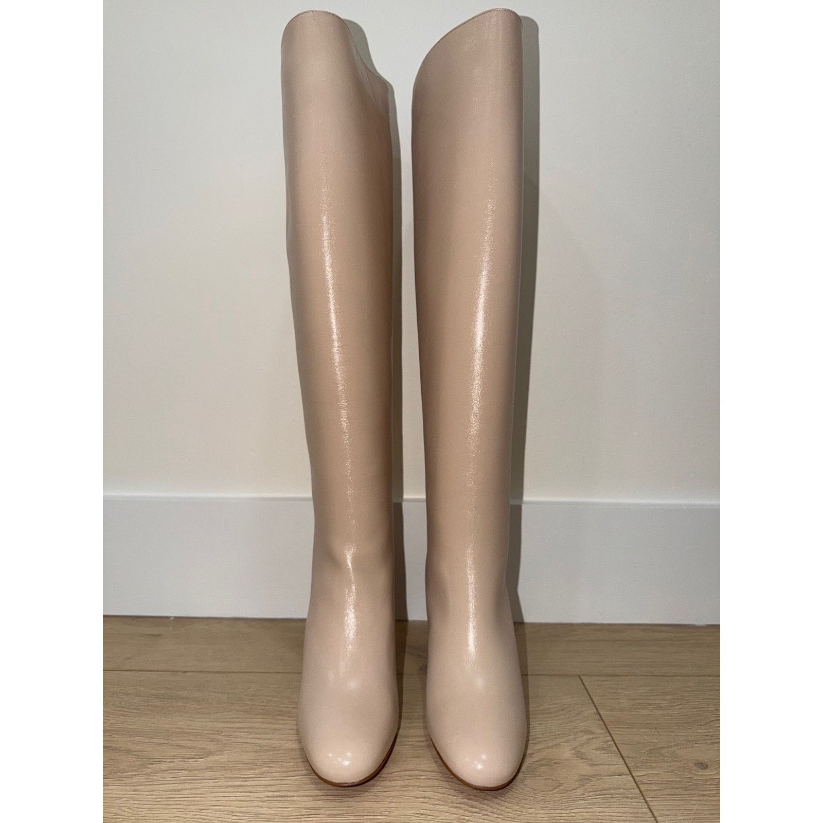 Christian Louboutin Christian Louboutin Janitta 85 Pearl Leather Knee Boot 38 Size US 8 / IT 38 - 11 Thumbnail