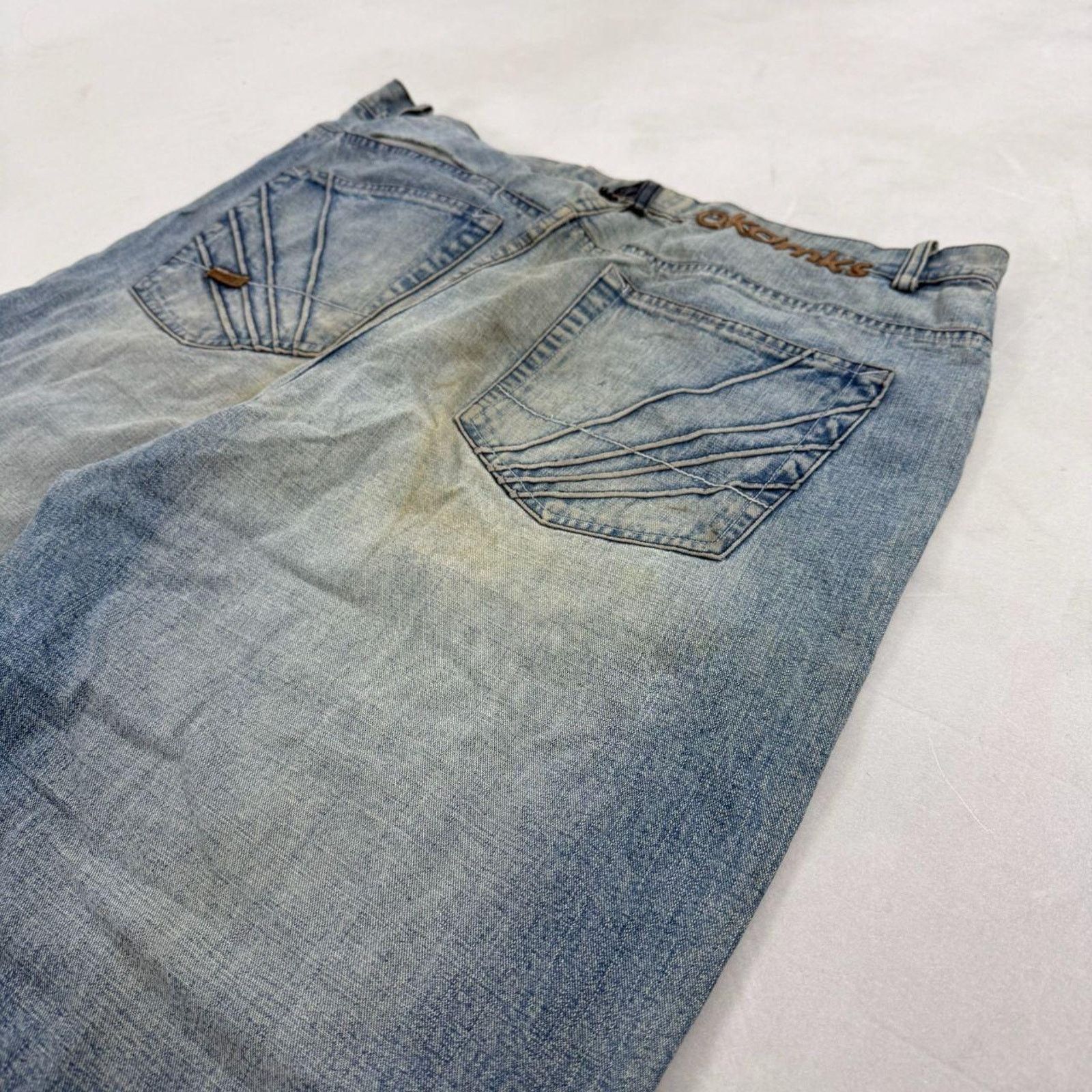 Akademiks × JNCO × Vintage Vintage y2k grunge archive baggy wide leg embroidered jeans Size US 42 / EU 58 - 2 Thumbnail