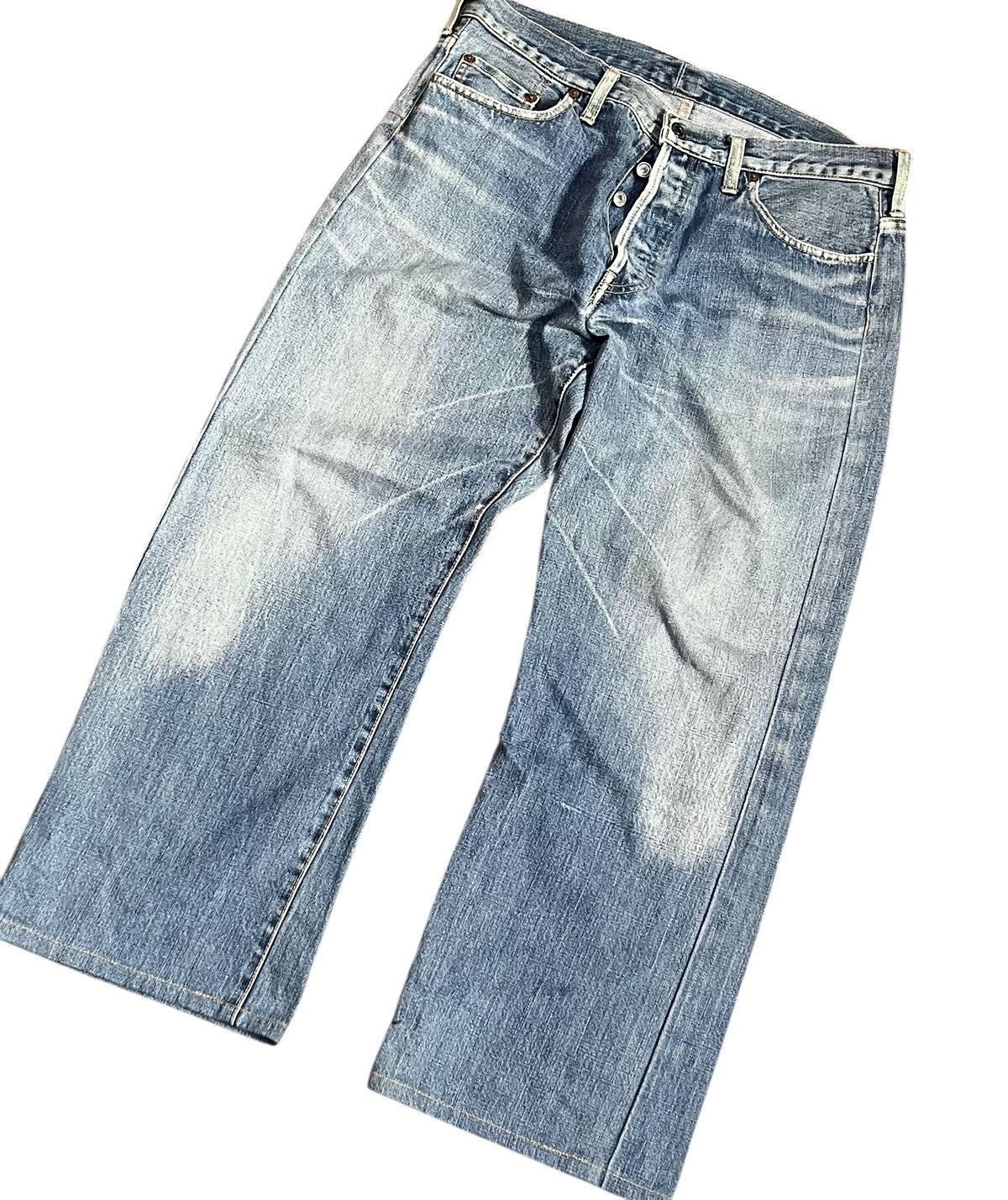 Yohji Yamamoto *FINAL DROP* Yohji yamamoto contrast straight selvedge jeans Size US 32 / EU 48 - 2 Thumbnail