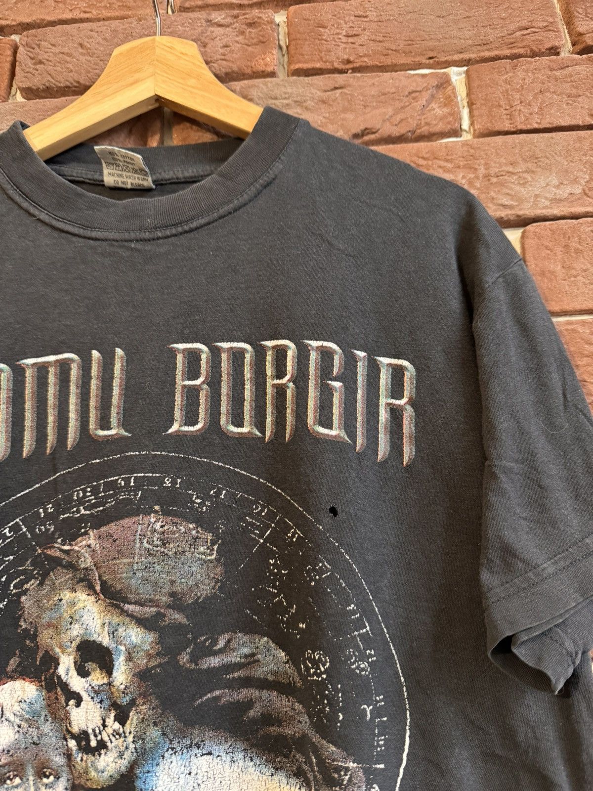 Band Tees Rare Vintage Dimmu Borgir 00s Metal Band T-Shirt Death Cult Size US M / EU 48-50 / 2 - 3 Thumbnail