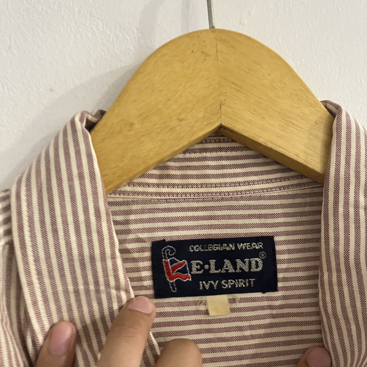 Japanese Brand e land - striped iconic shirt Size US L / EU 52-54 / 3 - 4 Thumbnail
