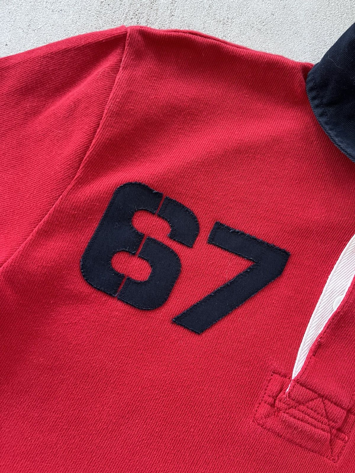 Polo Ralph Lauren Vintage Polo Ralph Lauren Red Logo Luxury Y2K Polo Tshirt Size US S / EU 44-46 / 1 - 6 Thumbnail