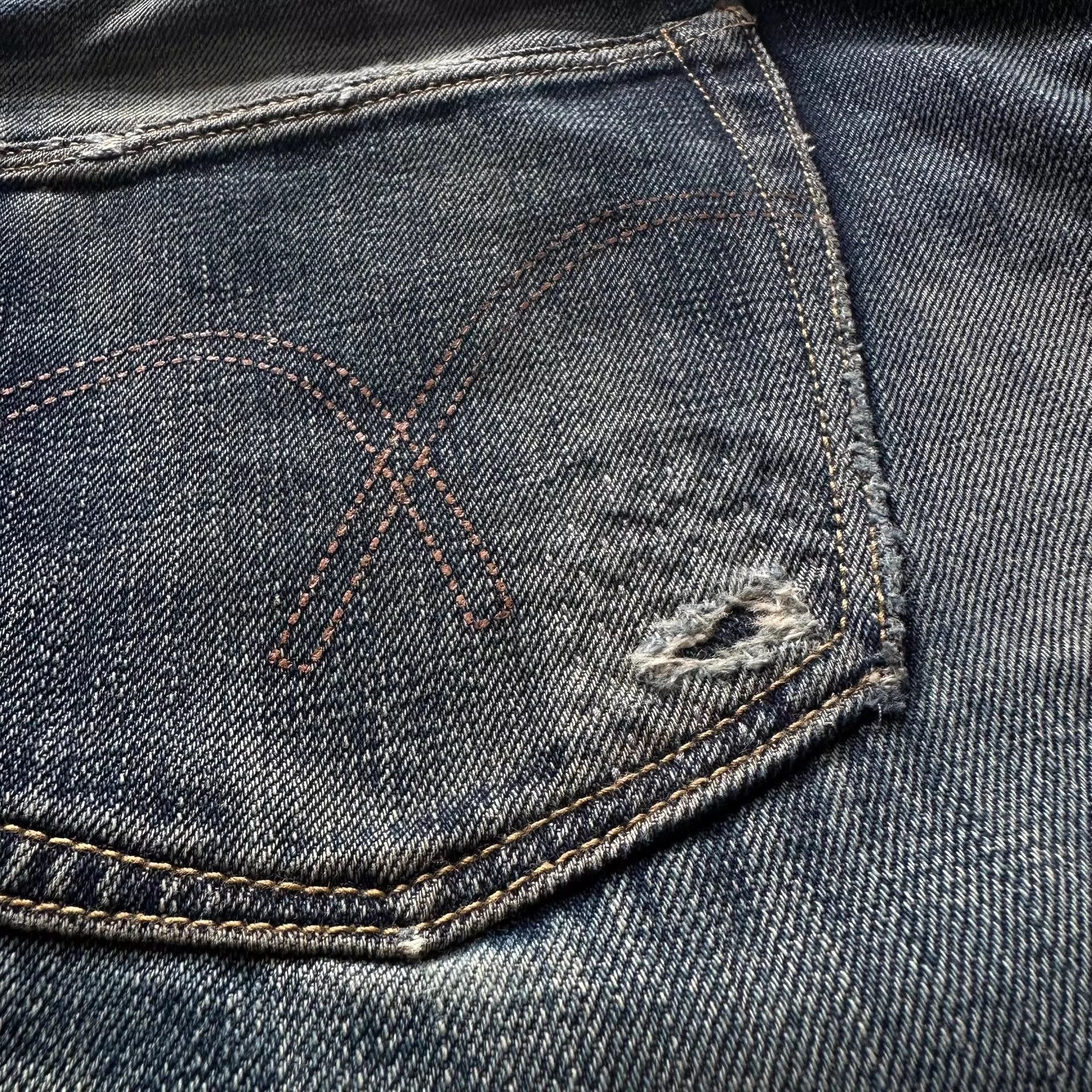 Full Count & Co. Fullcount 1100EX-17 Raw Denim Jeans W30 Size US 30 / EU 46 - 3 Thumbnail