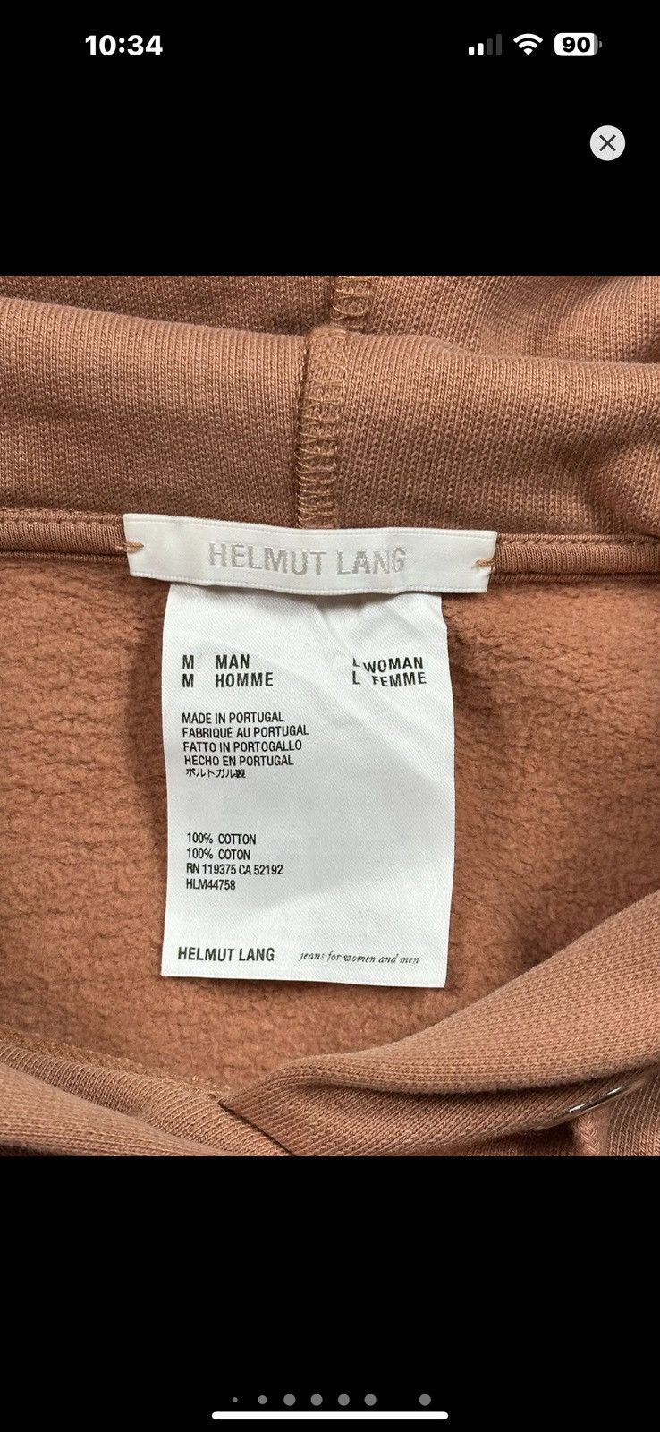 Helmut Lang Helmut Lang Standard Painter Hoodie Size US M / EU 48-50 / 2 - 8 Thumbnail