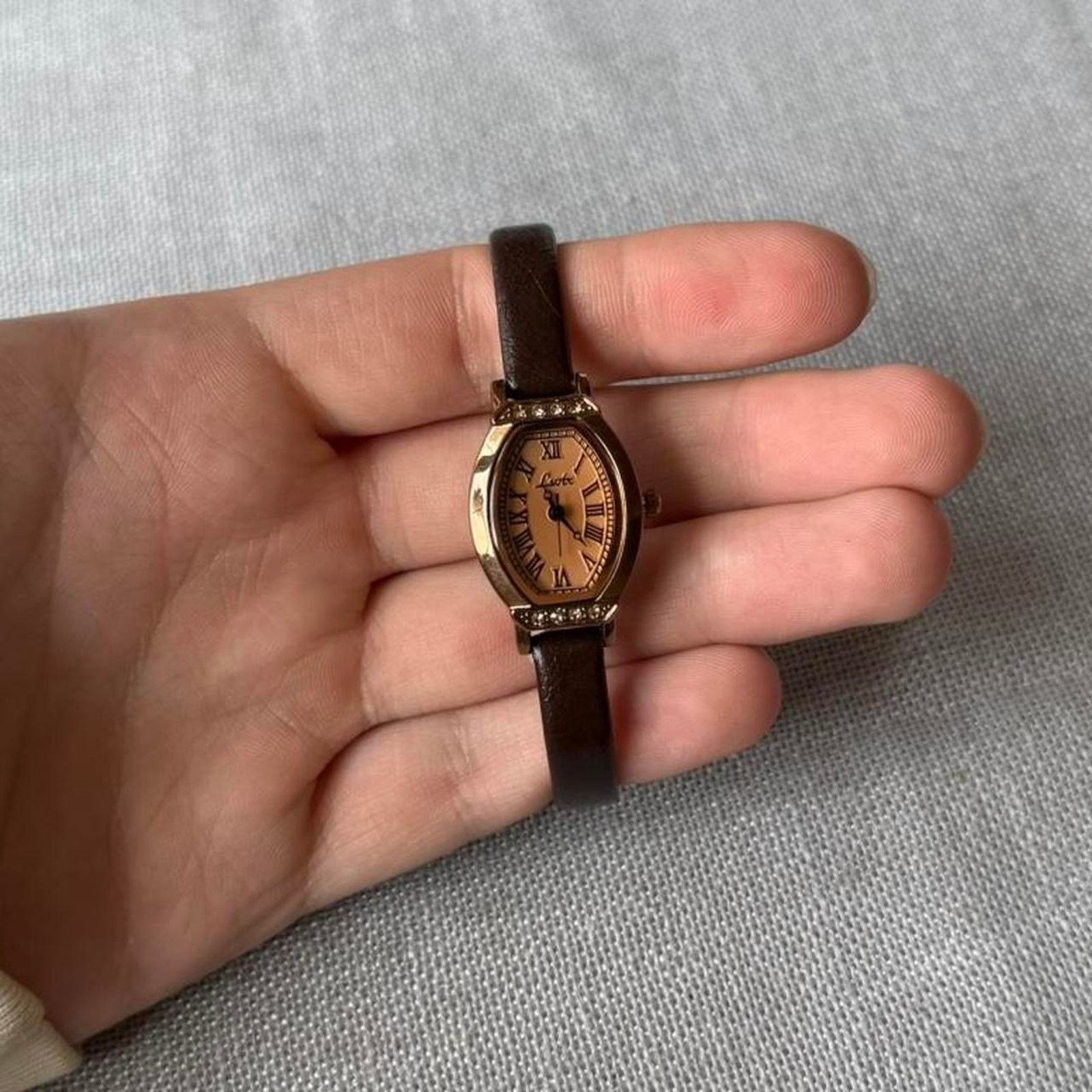 Other Brown leather brass vintage style MENS//2 Size ONE SIZE - 4 Thumbnail