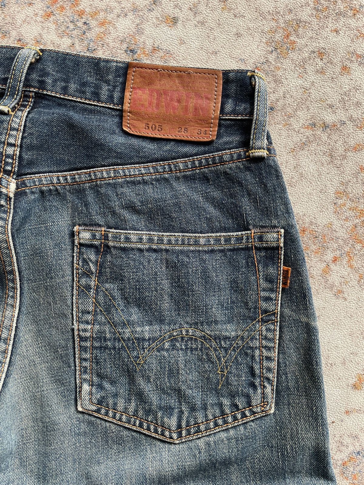 Edwin ED EDWIN MUDWASH SELVEDGE MADE IN JAPAN Size US 27 - 5 Thumbnail