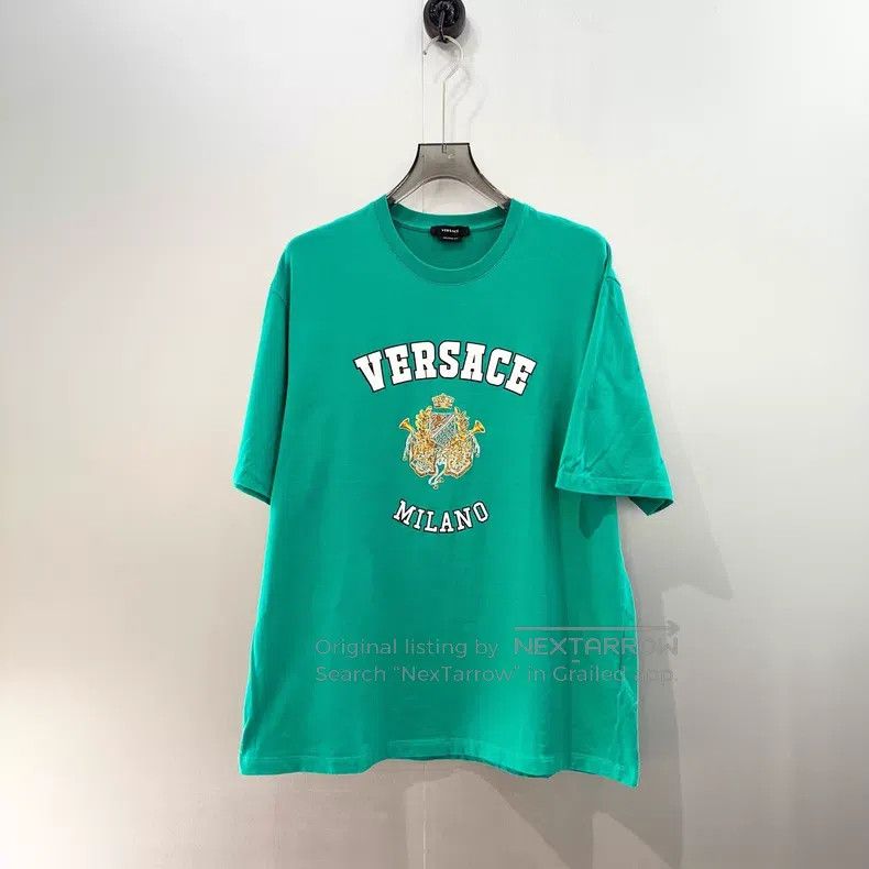 Versace Versace Medusa logo print short sleeves Size L / US 10 / IT 46 - 1 Thumbnail