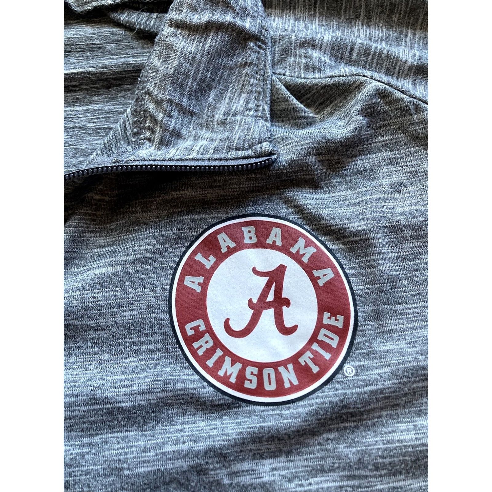 Champion CHAMPION Alabama Crimson Tide Performance Pullover Mens L 1/4 Zip Gray Size US L / EU 52-54 / 3 - 5 Thumbnail