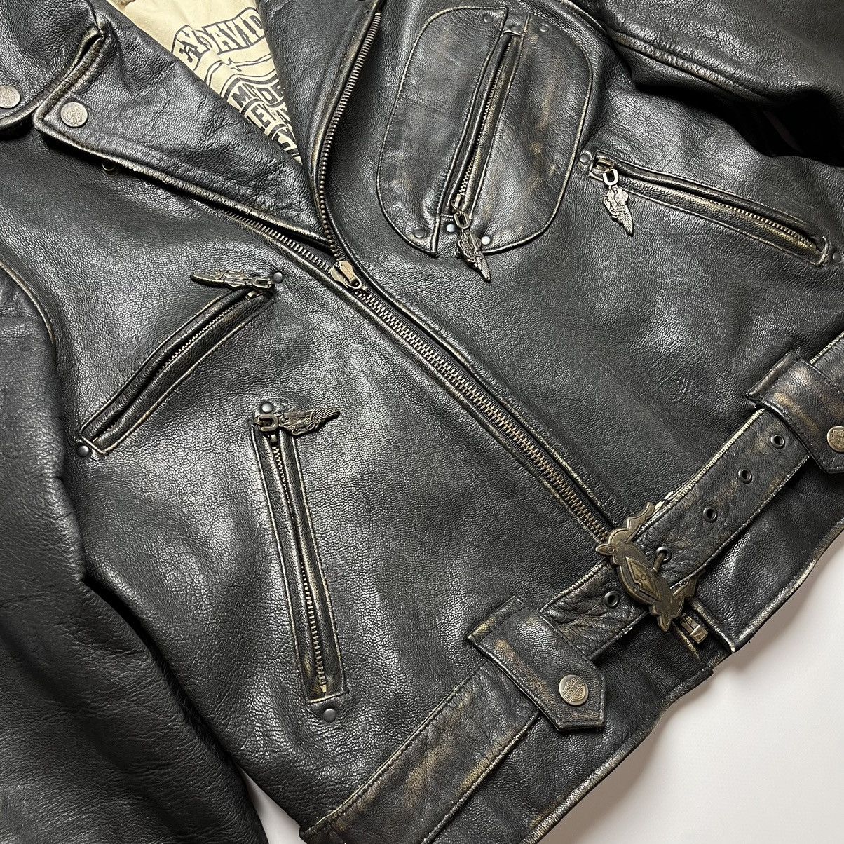 Harley Davidson Harley Davidson Motorcycles Leather Jacket Size US XL / EU 56 / 4 - 7 Thumbnail