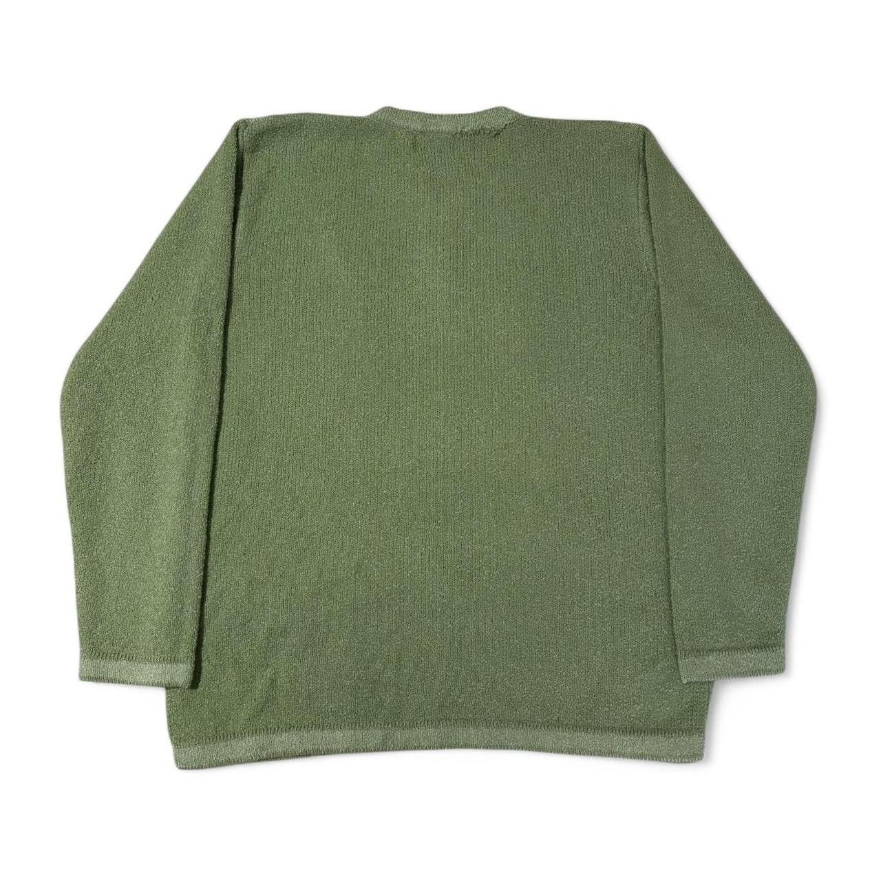 Vintage Vintage Light Green Knit Sweater Size M / US 6-8 / IT 42-44 - 6 Thumbnail