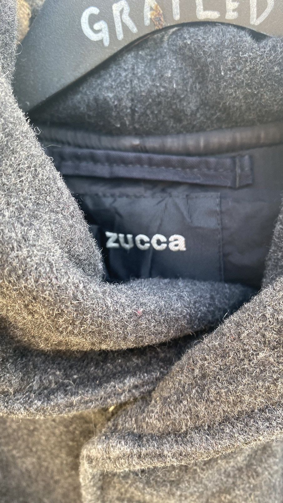 Issey Miyake Zucca Bonded Wool Hooded Coat Size US M / EU 48-50 / 2 - 4 Thumbnail