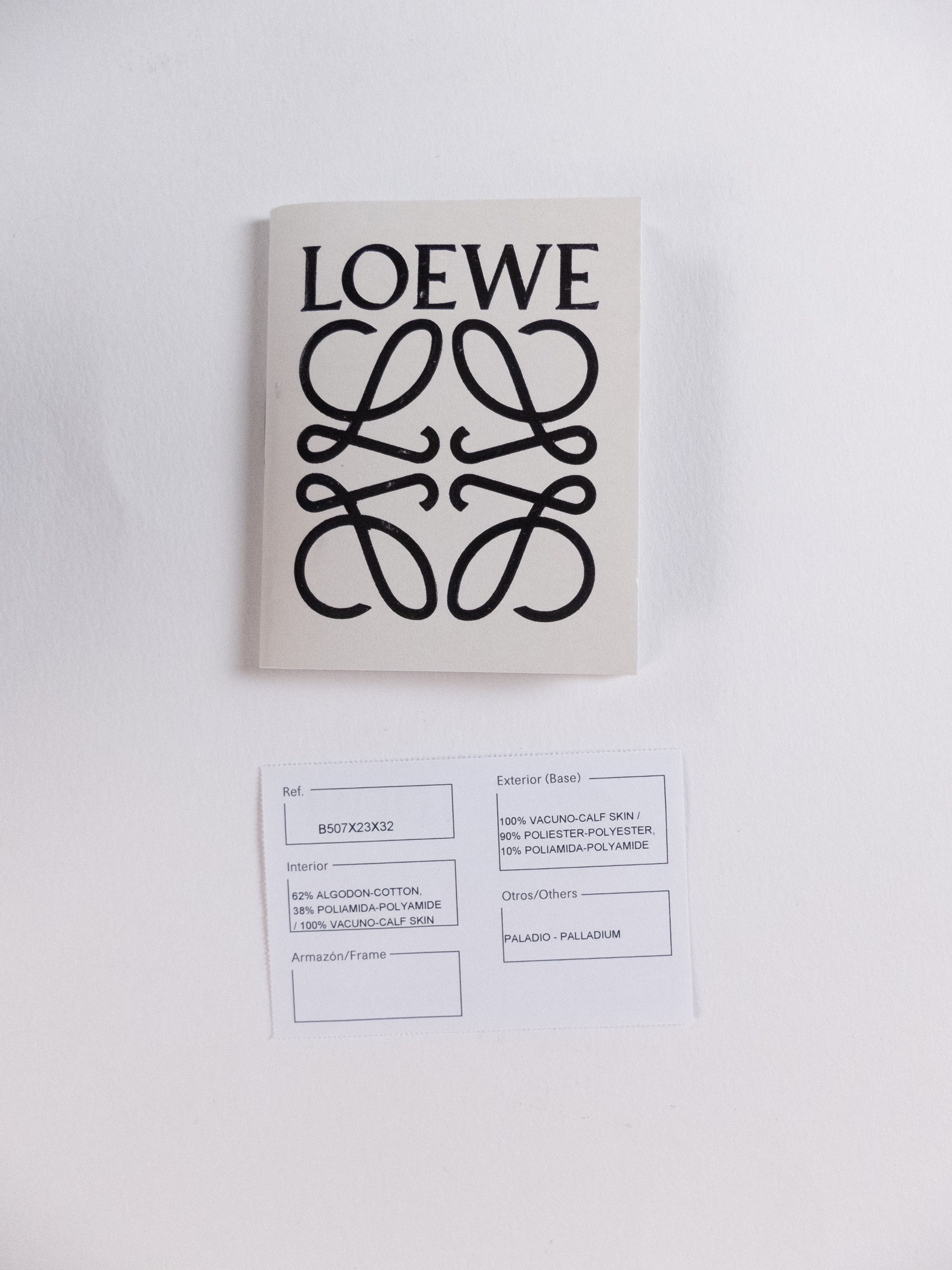 Loewe LOEWE Fold black twin handle lightweight leather tote bag Size ONE SIZE - 14 Thumbnail